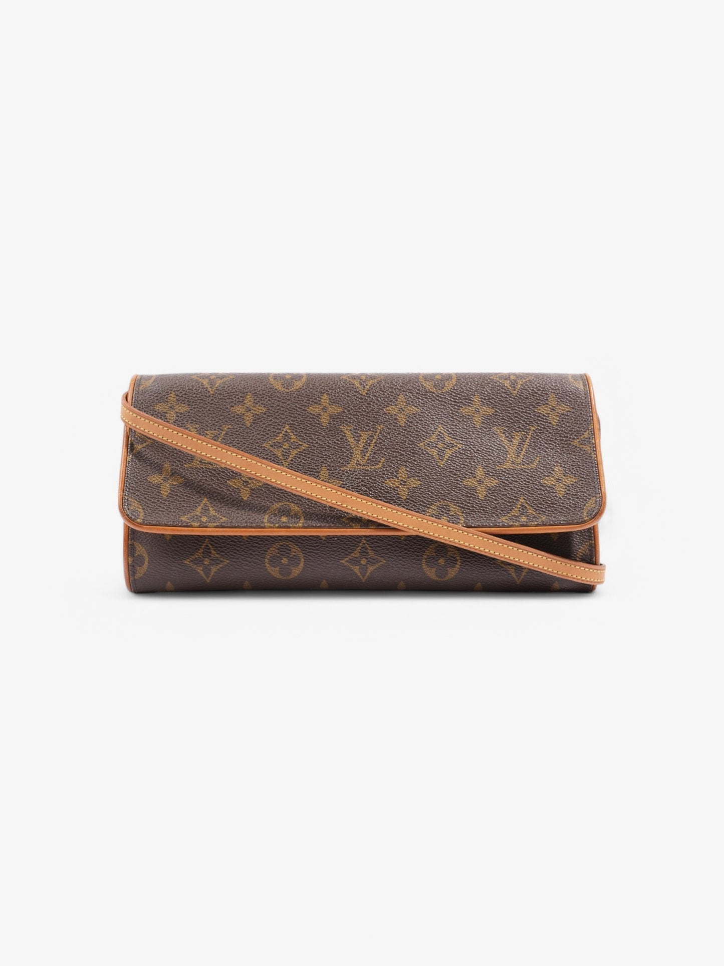 Louis Vuitton Twin Pochette Coated Monogram GM Canvas Coated Canvas Apparel Gm 22