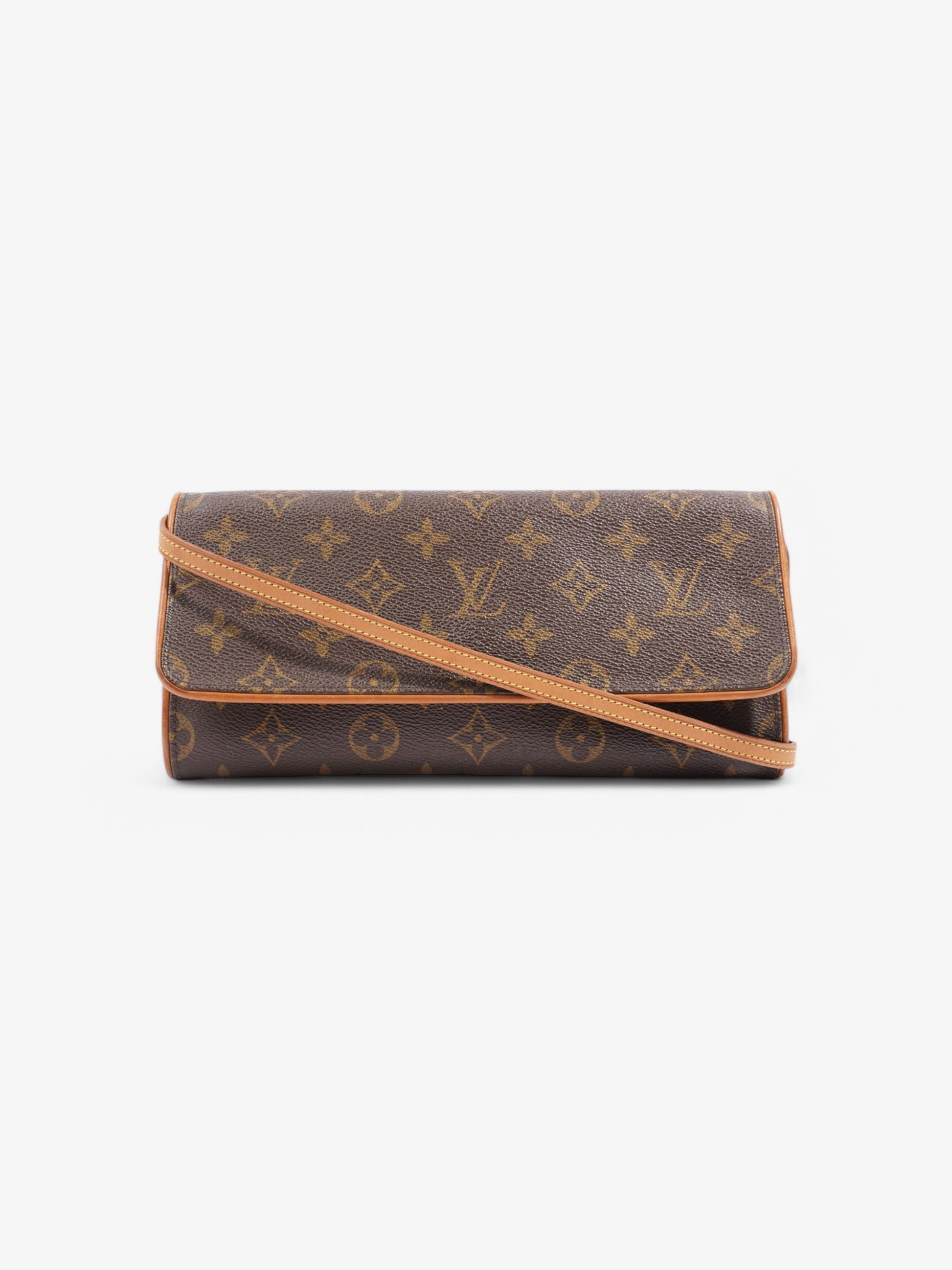 Louis Vuitton Twin Pochette Coated Monogram GM Canvas Coated Canvas Apparel Gm 22