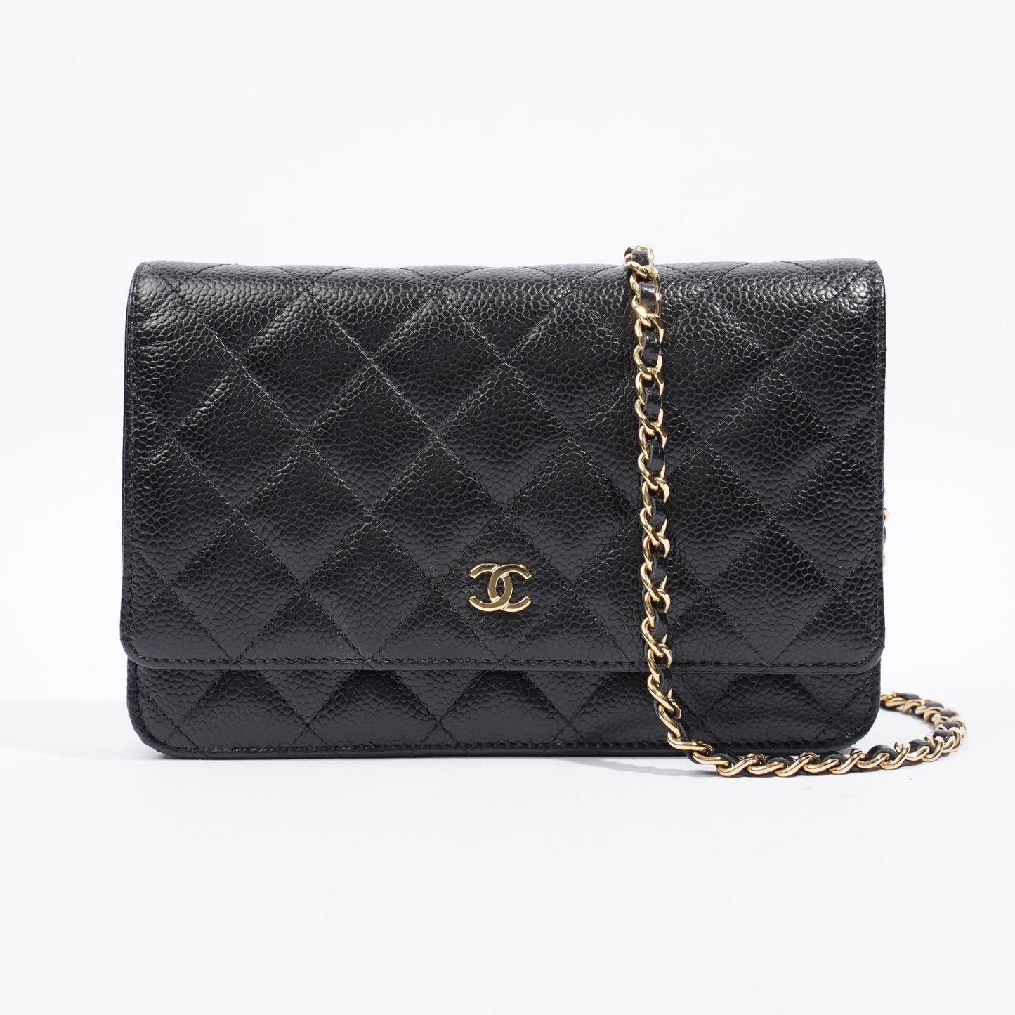 Chanel Wallet On Chain Black Caviar Leather