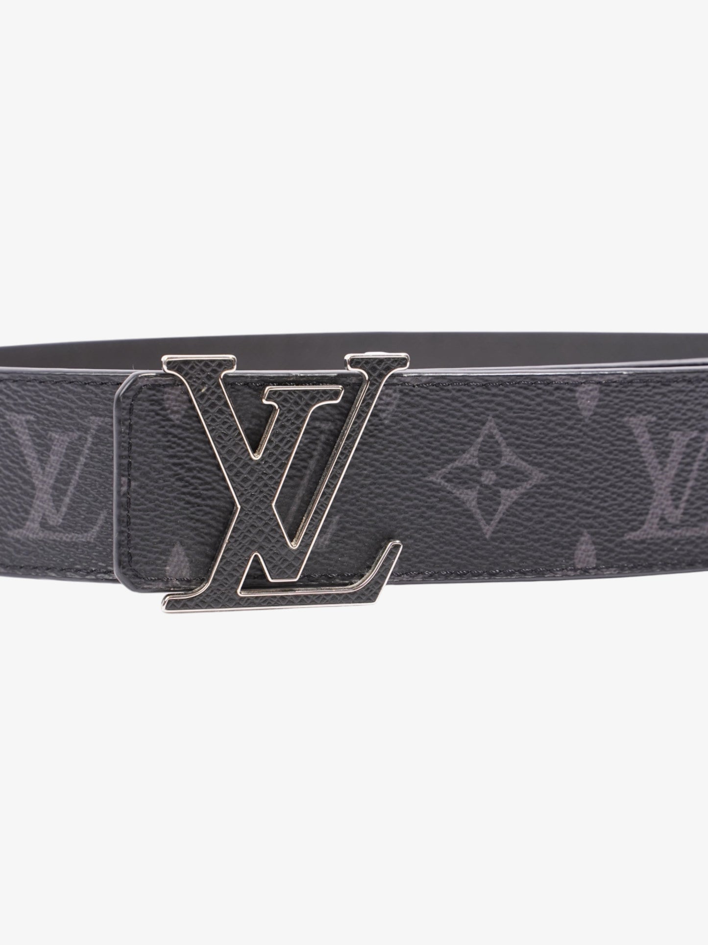 Louis Vuitton Initials 40mm Belt Eclipse Coated Monogram Canvas Coated Canvas Apparel