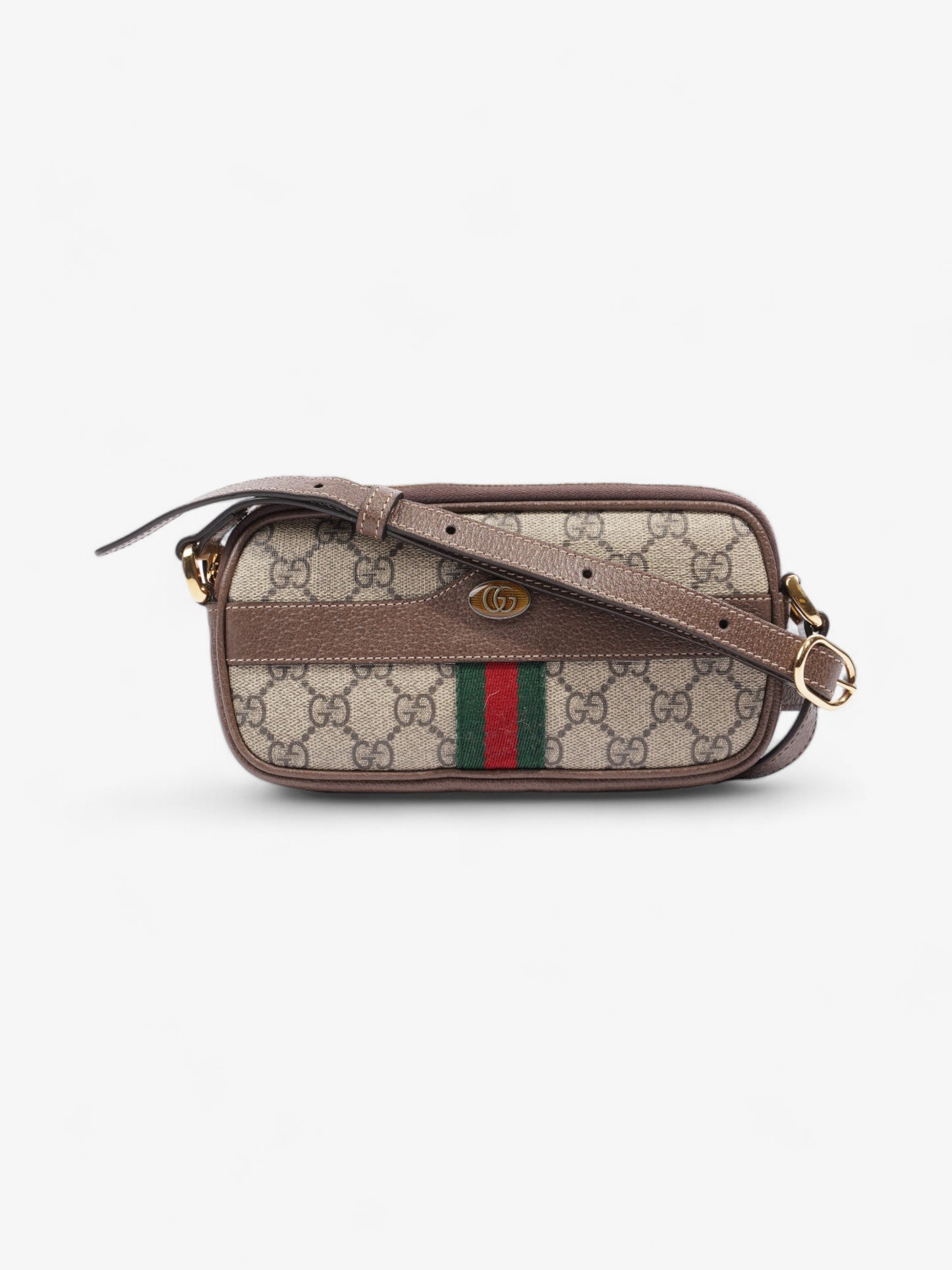 Gucci Ophidia Supreme Crossbody Bag Canvas Red