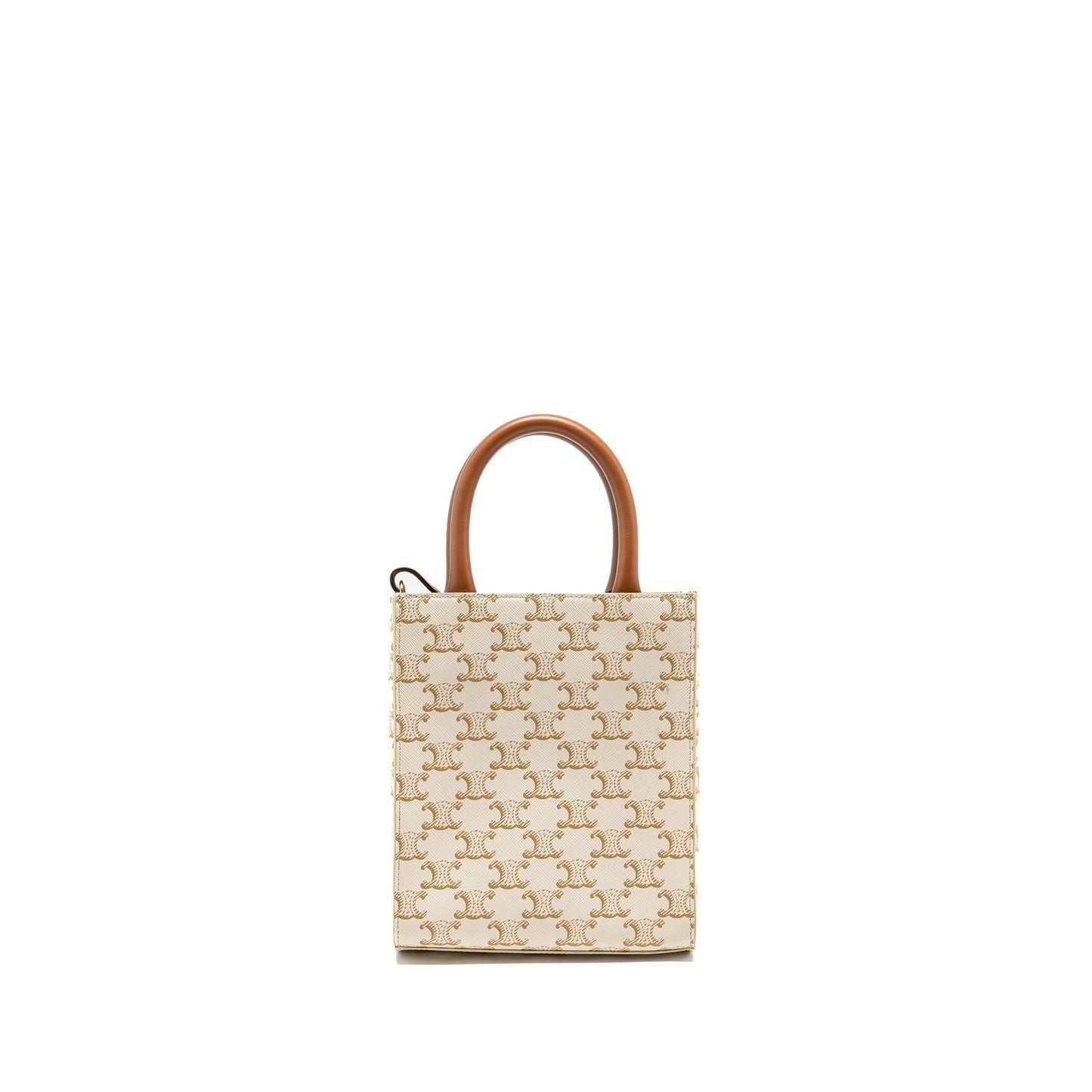 Luxury Vertical Cabas Triomphe Calfskin Ghw Handbag Canvas Mini Travel Bag