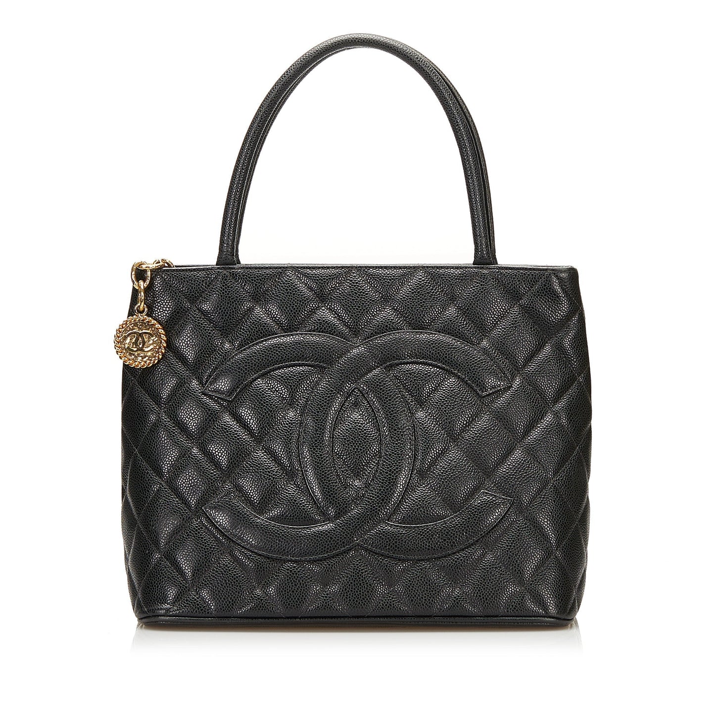Chanel Caviar Medallion Tote Tote Bag