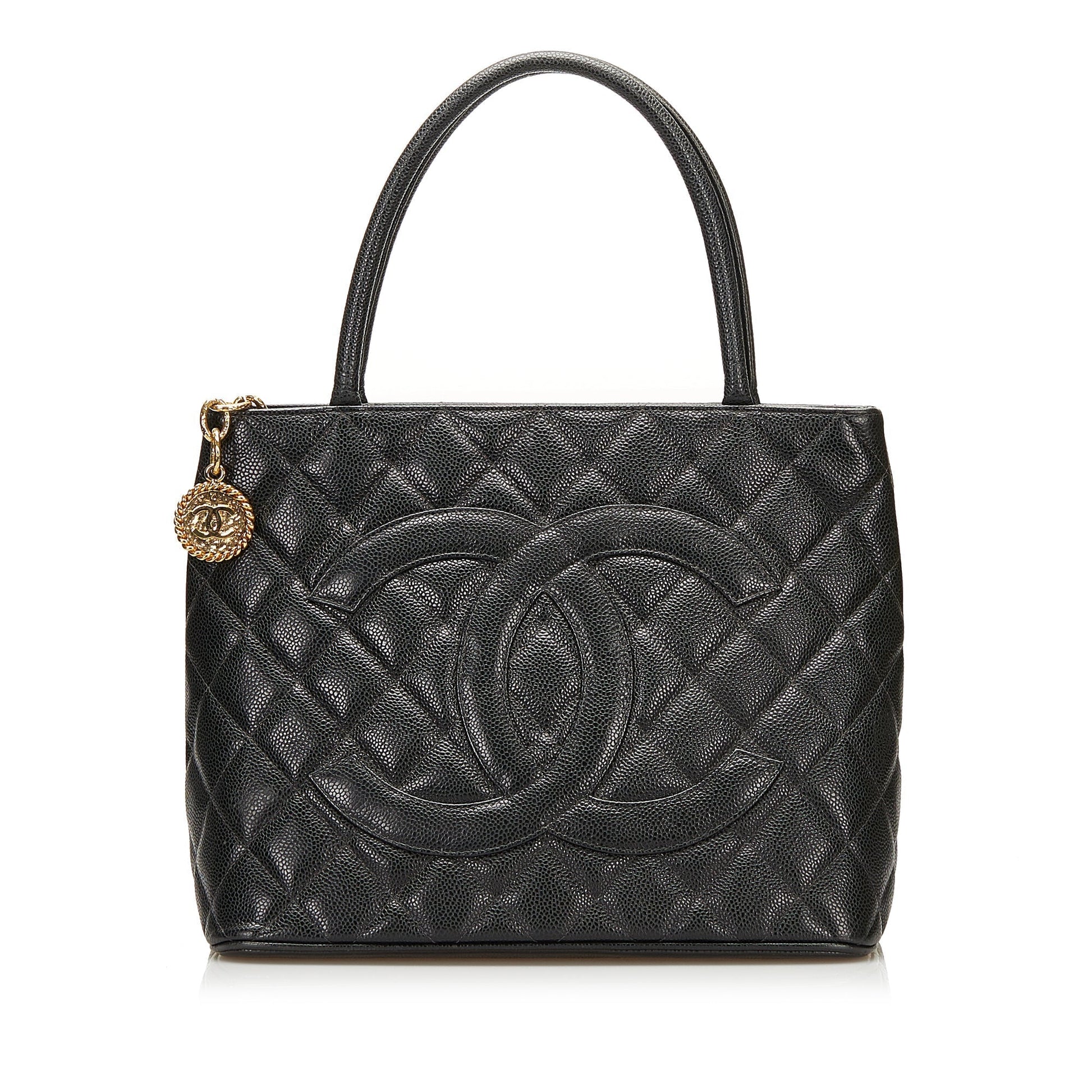 Chanel Caviar Medallion Tote Tote Bag
