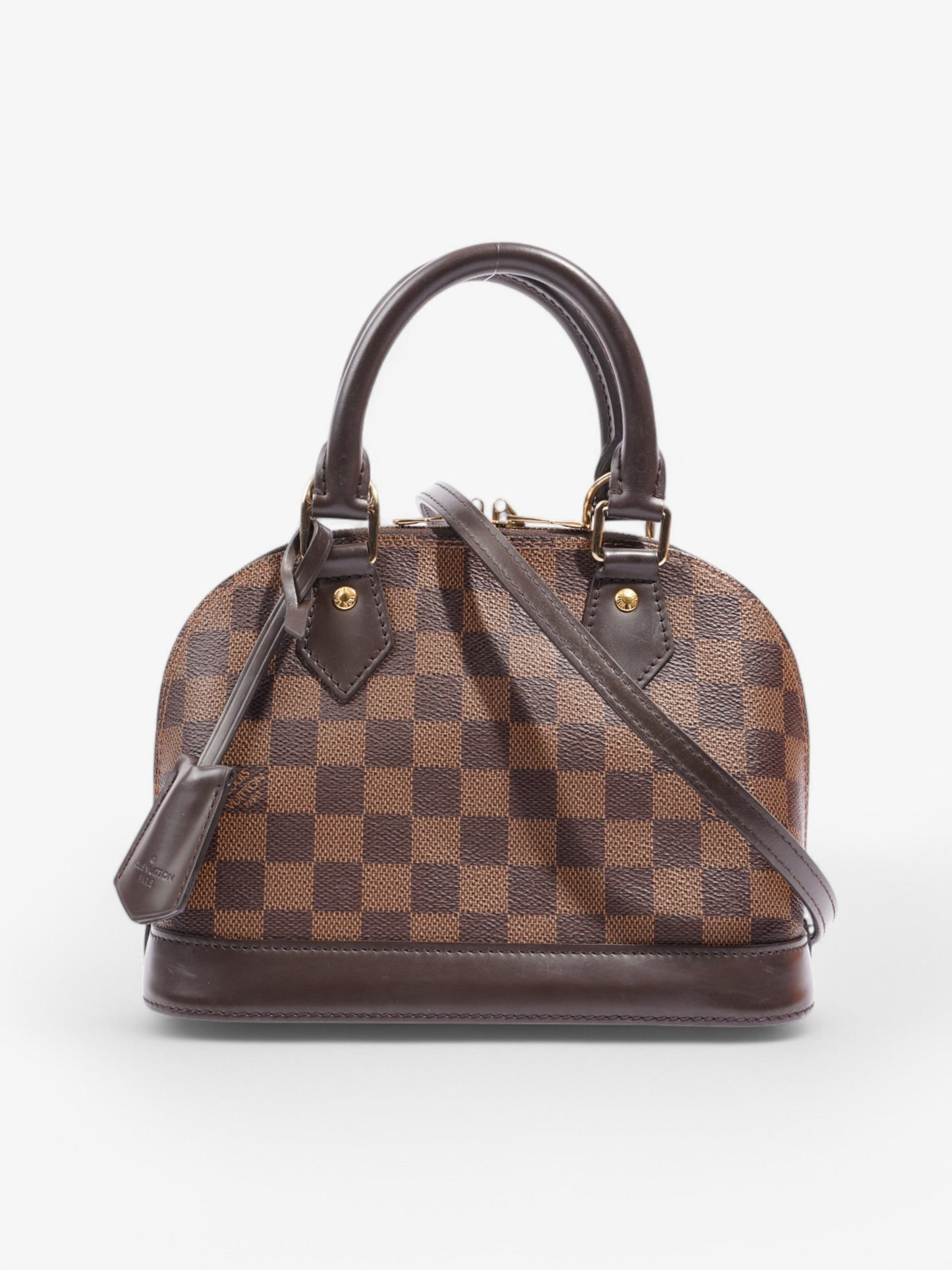 Louis Vuitton Alma Ebene Coated Damier Canvas Coated Canvas Apparel