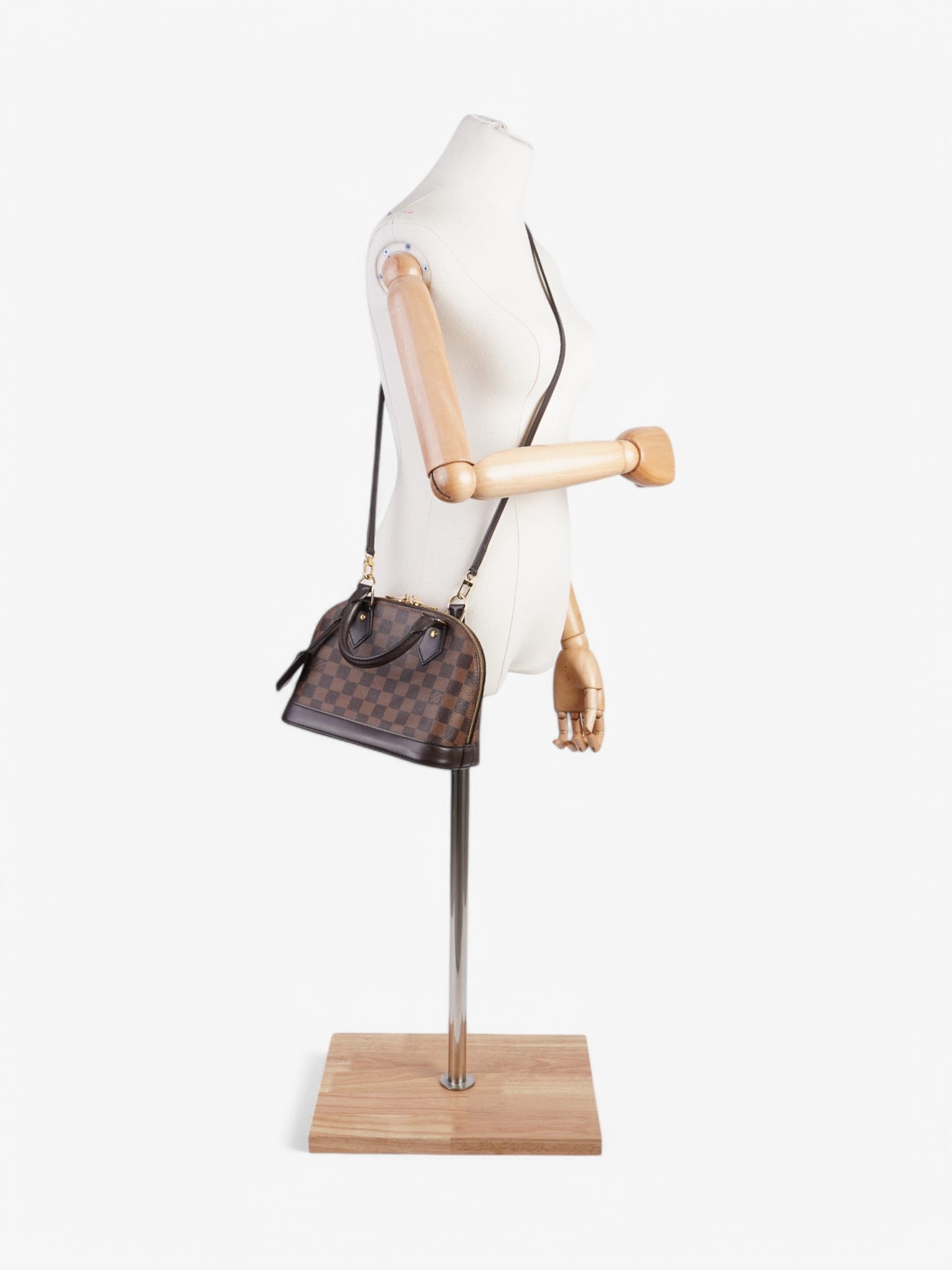 Louis Vuitton Alma Ebene Coated Damier Canvas Coated Canvas Apparel