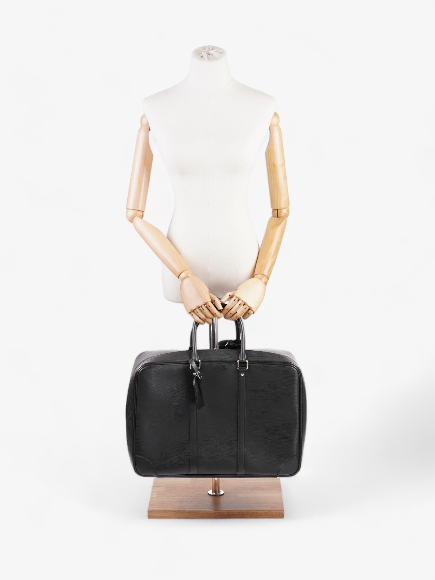 Louis Vuitton Sirius 45 Black Leather Epi Handbag Epi Leather