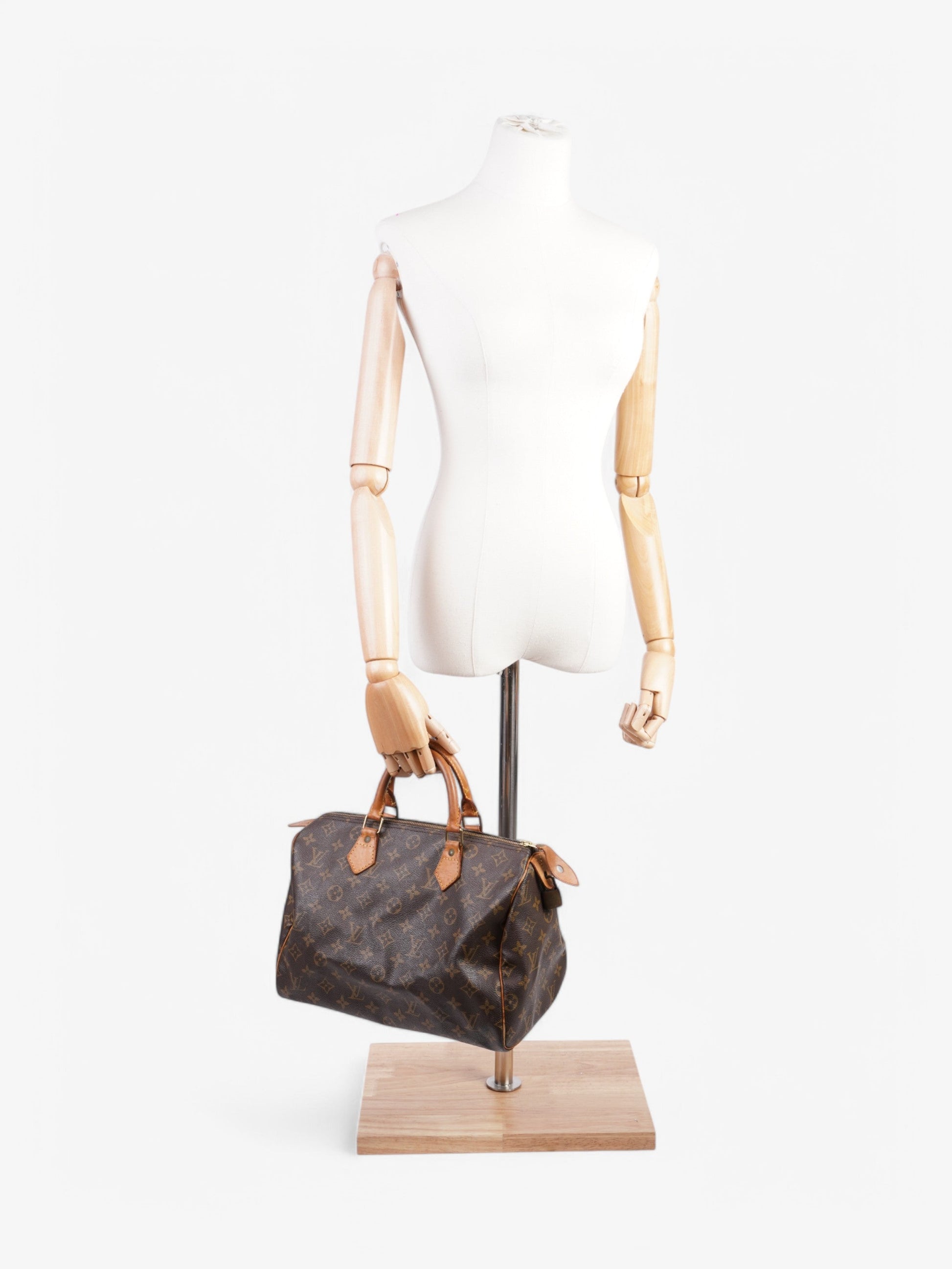 Louis Vuitton Speedy Coated 30 Monogram Canvas Coated Canvas Apparel Canvas 199