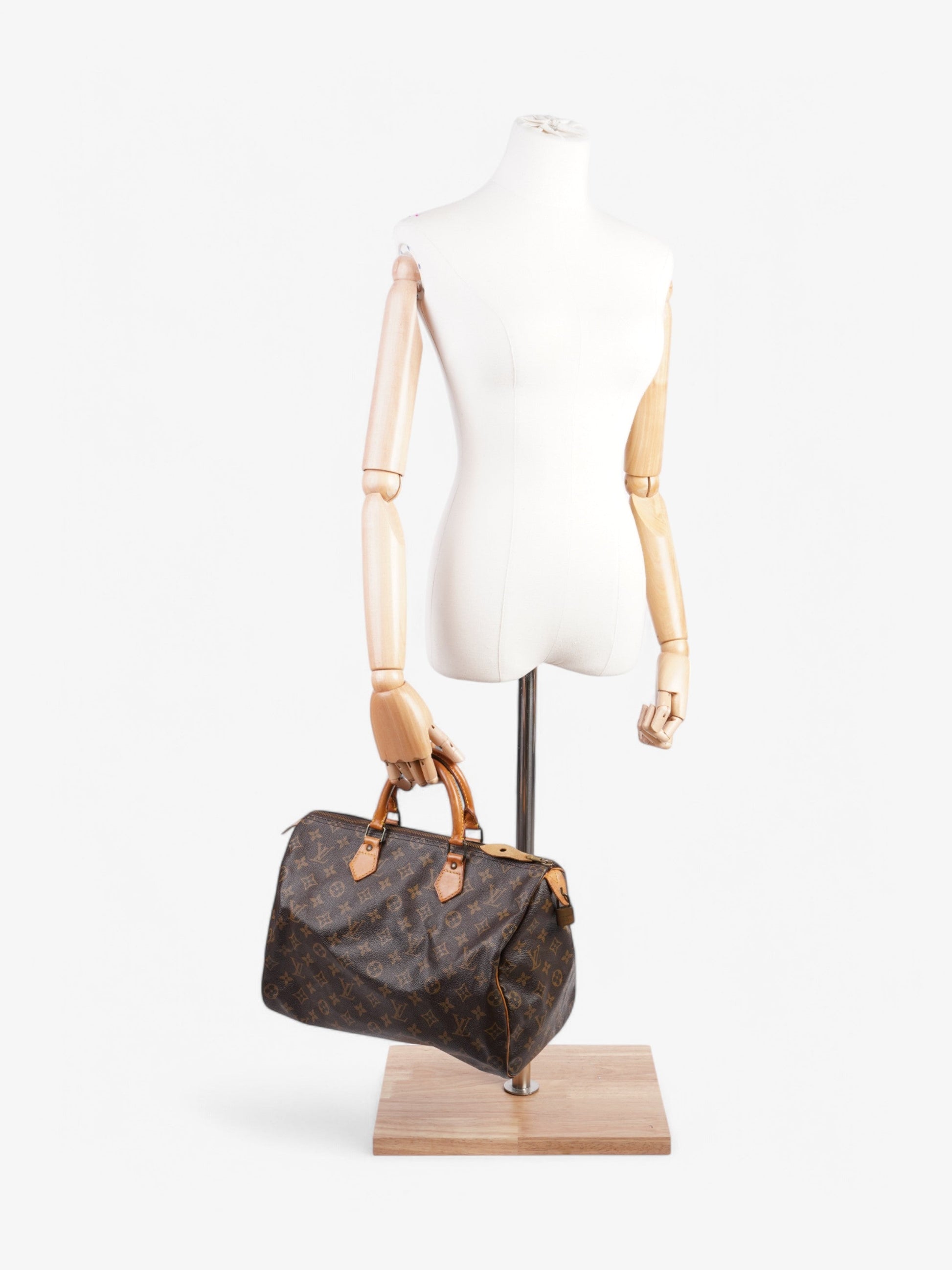 Louis Vuitton Speedy Coated 35 Monogram Canvas Coated Canvas Apparel Canvas 203