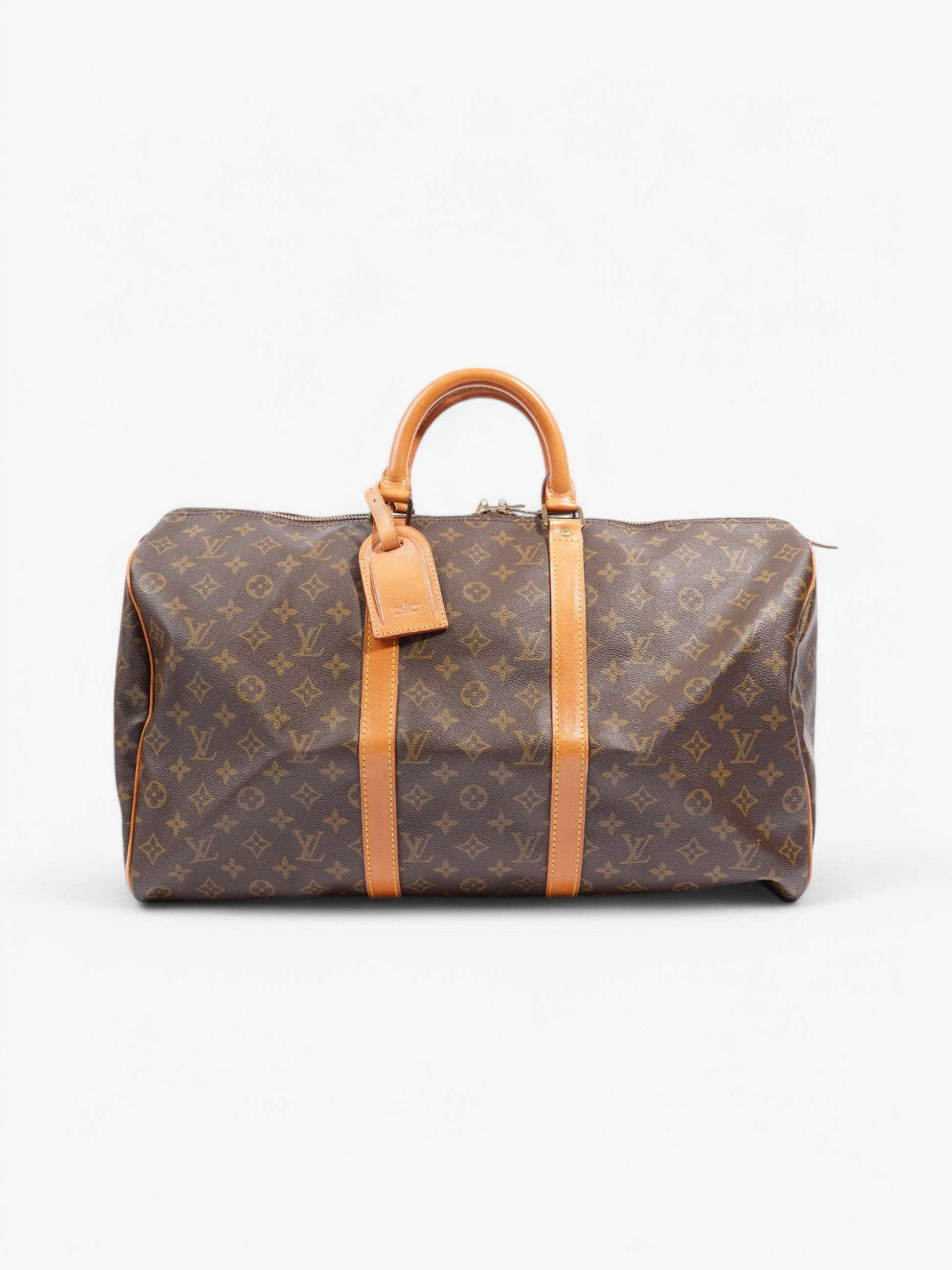 Louis Vuitton Keepall Coated 50 Monogram Canvas Coated Canvas Apparel Canvas 192