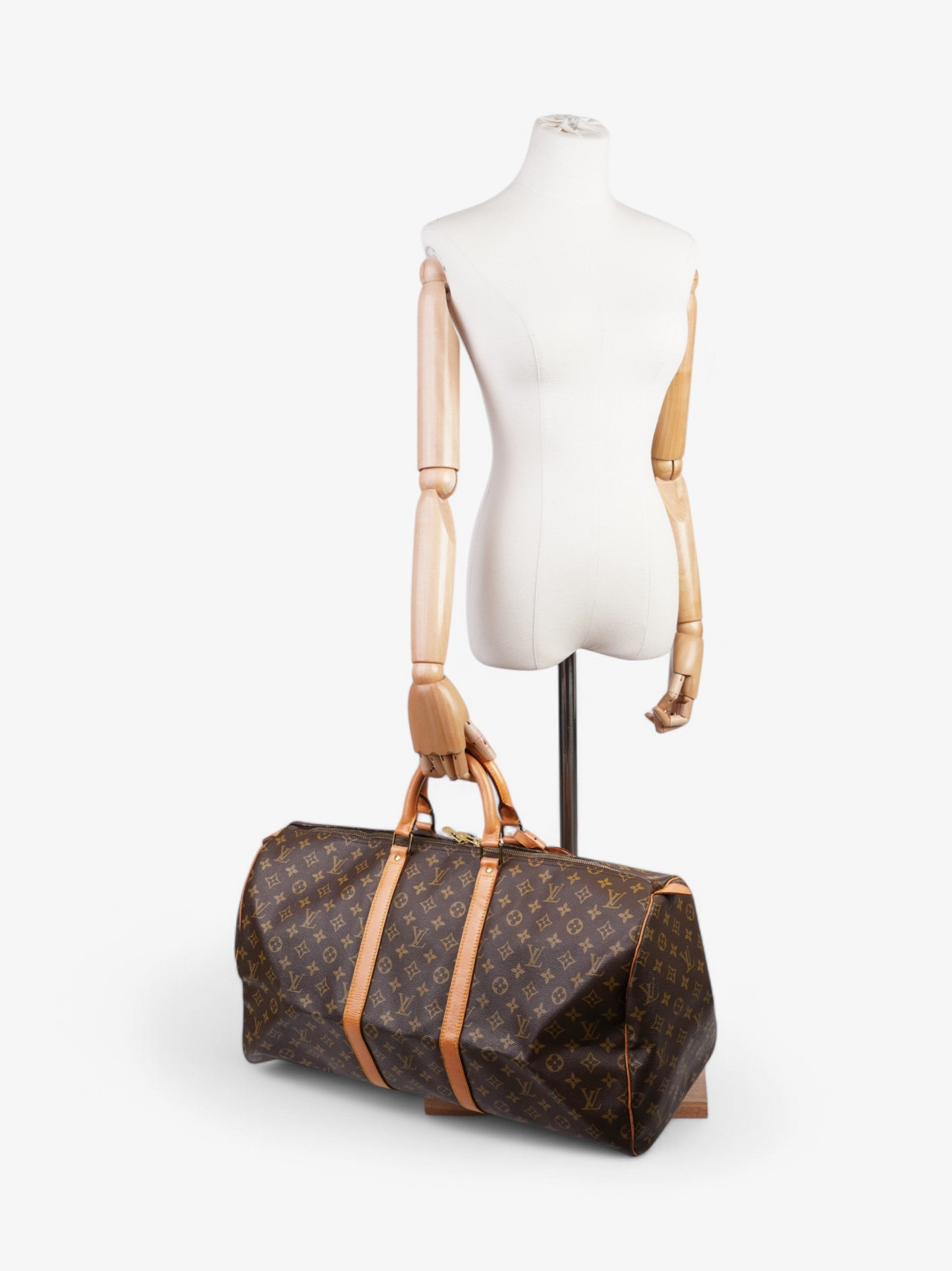 Louis Vuitton Keepall Coated 55 Monogram Canvas Coated Canvas Apparel Canvas 189