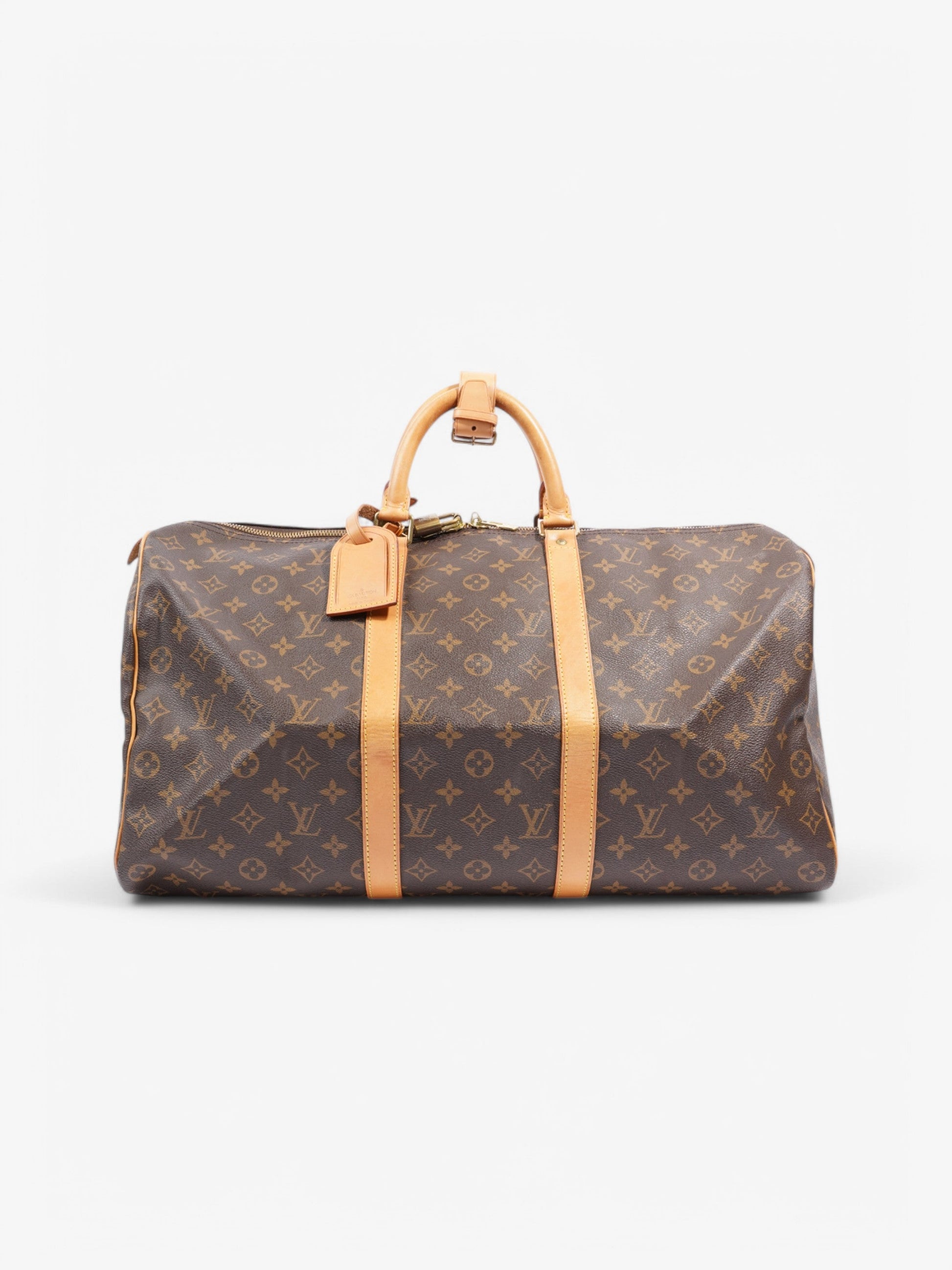 Louis Vuitton Keepall Coated 50 Monogram Canvas Coated Canvas Apparel Canvas 191