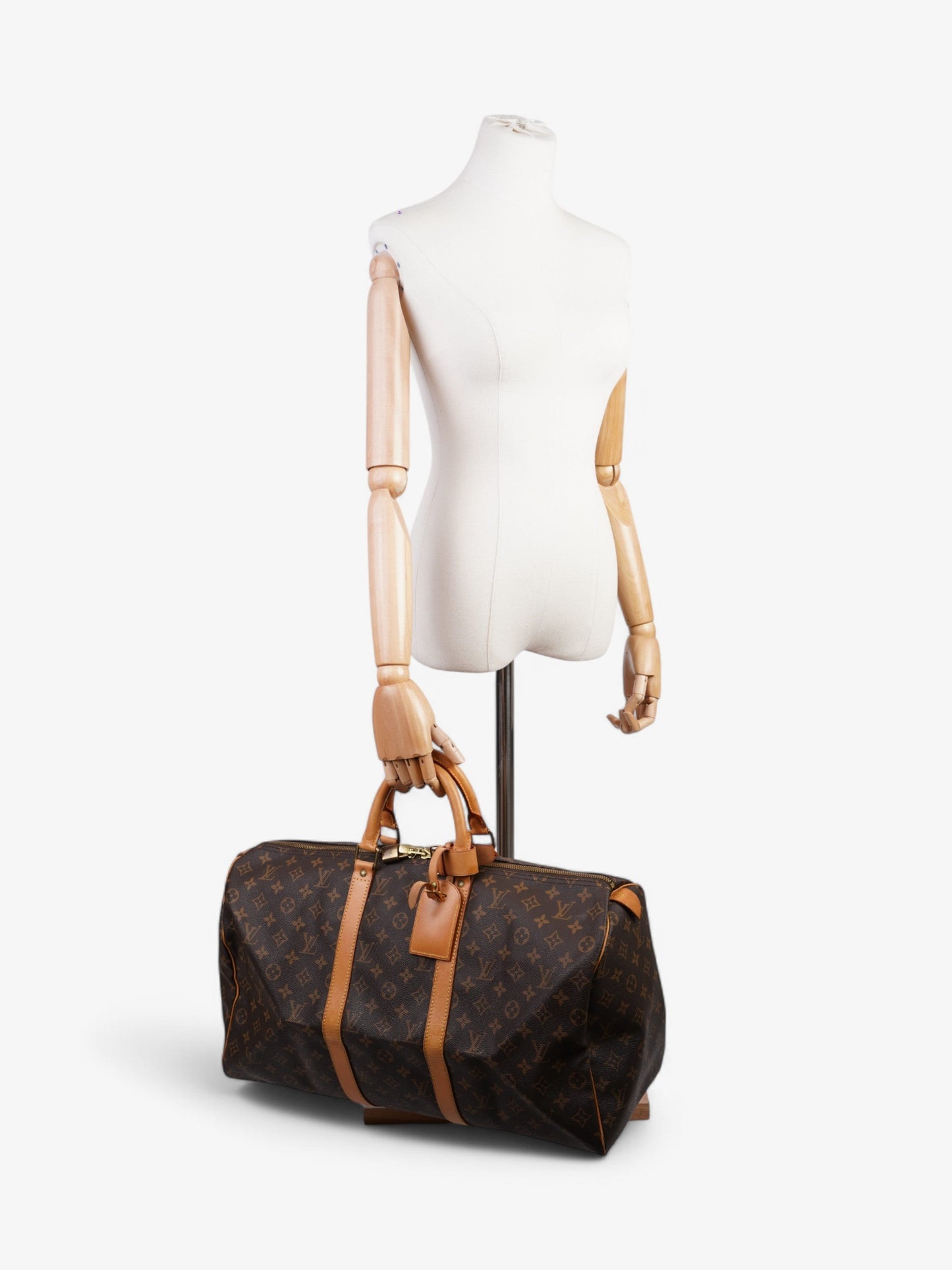 Louis Vuitton Keepall Coated 50 Monogram Canvas Coated Canvas Apparel Canvas 191