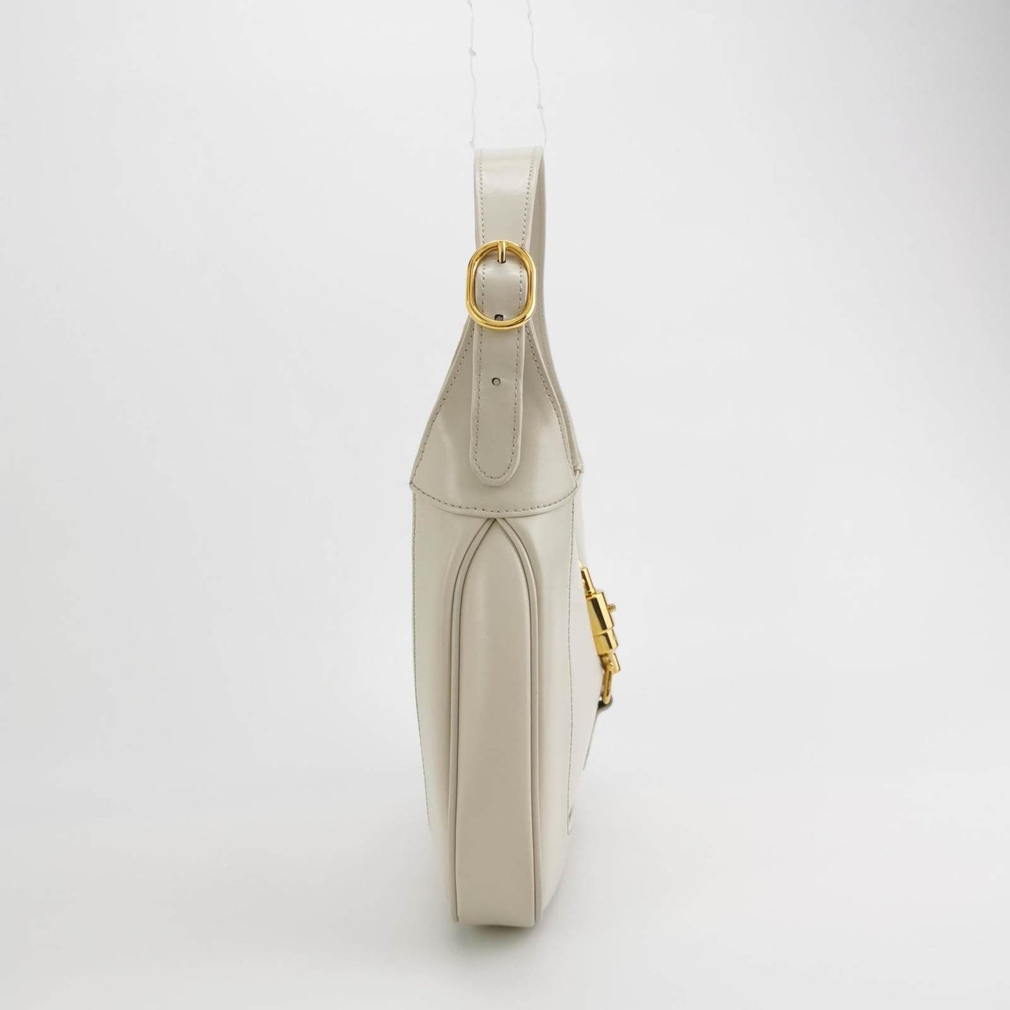 Gucci Jackie Adjustable Strap Size Leather White Small Travel Bag