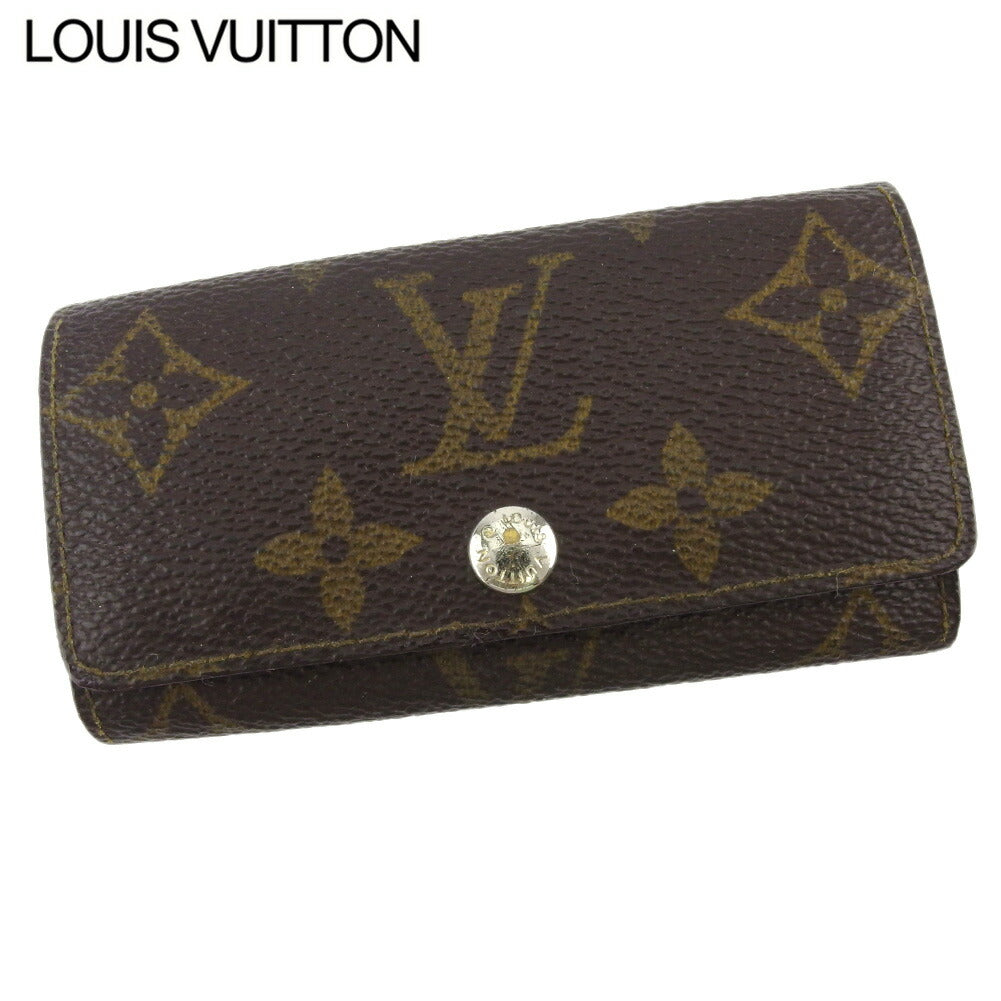 Louis Vuitton Key holder M62631 Multicles4 Brown Beige Key Chain