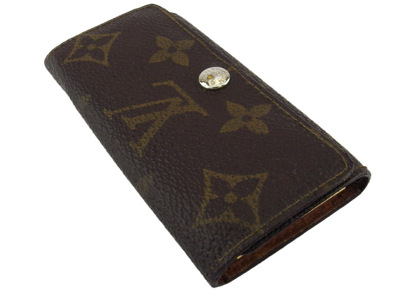 Louis Vuitton Key holder M62631 Multicles4 Brown Beige Key Chain