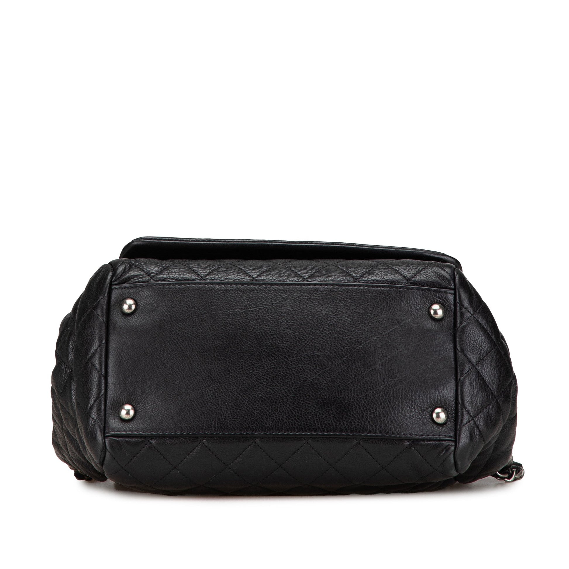Black Chanel Small Quilted Calfskin Istanbul Accordion Flap Shoulder Bag