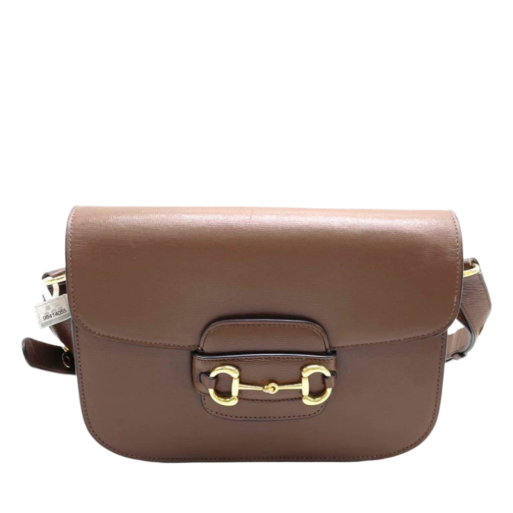 Gucci Horsebit Caramel Leather Brown Small Shoulder Bag Leather 10