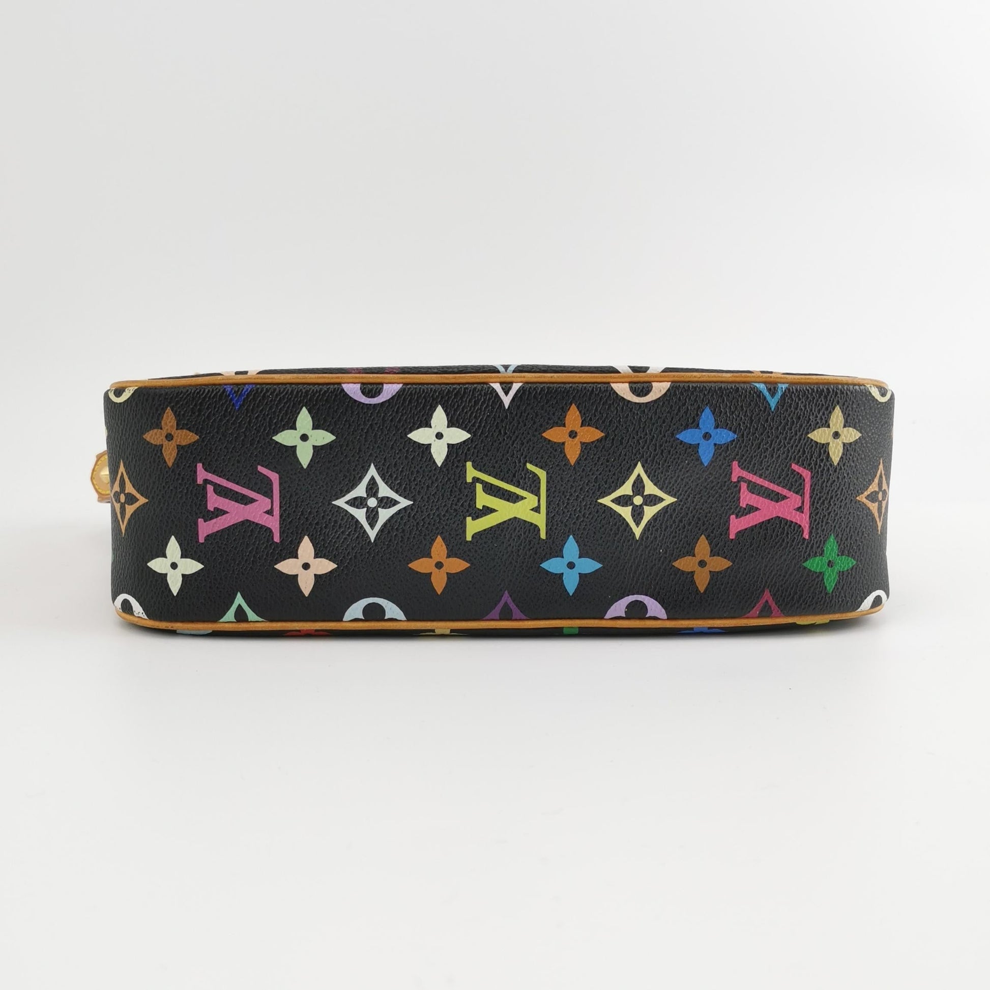 Louis Vuitton x Takashi Murakami Sologne Messenger Black Multicolor Crossbody Bag