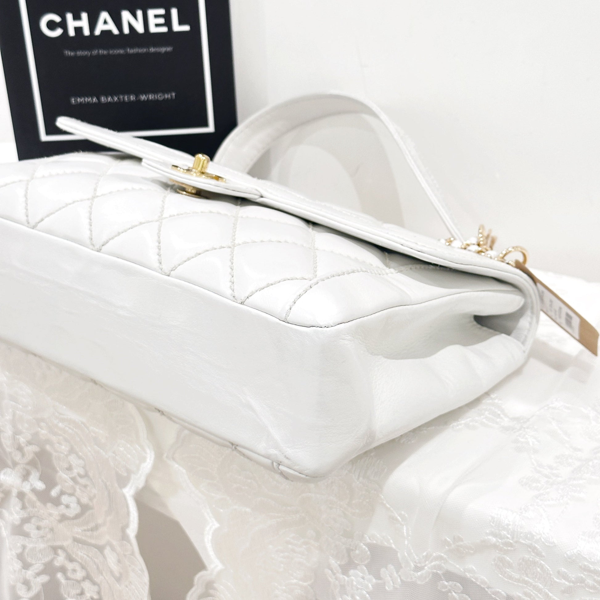 Chanel   wild stitch flap handbag