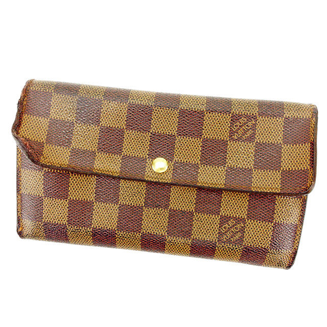 Louis Vuitton Long Purse N61725 Ebene Pochette Wallet Case