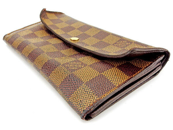 Louis Vuitton Long Purse N61725 Ebene Pochette Wallet Case