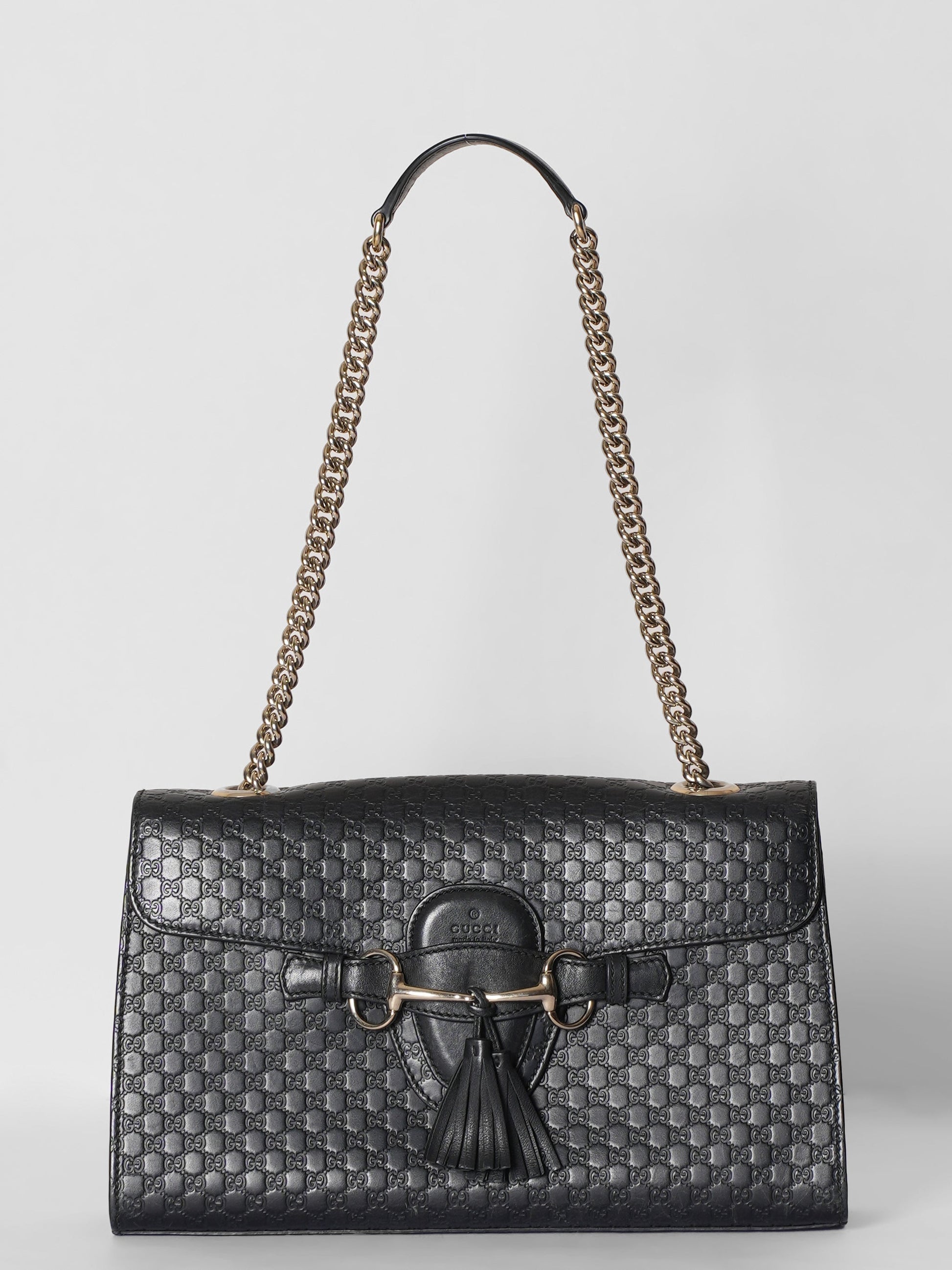 Gucci Micro Guccissima Emily Medium Chain Shoulder Bag