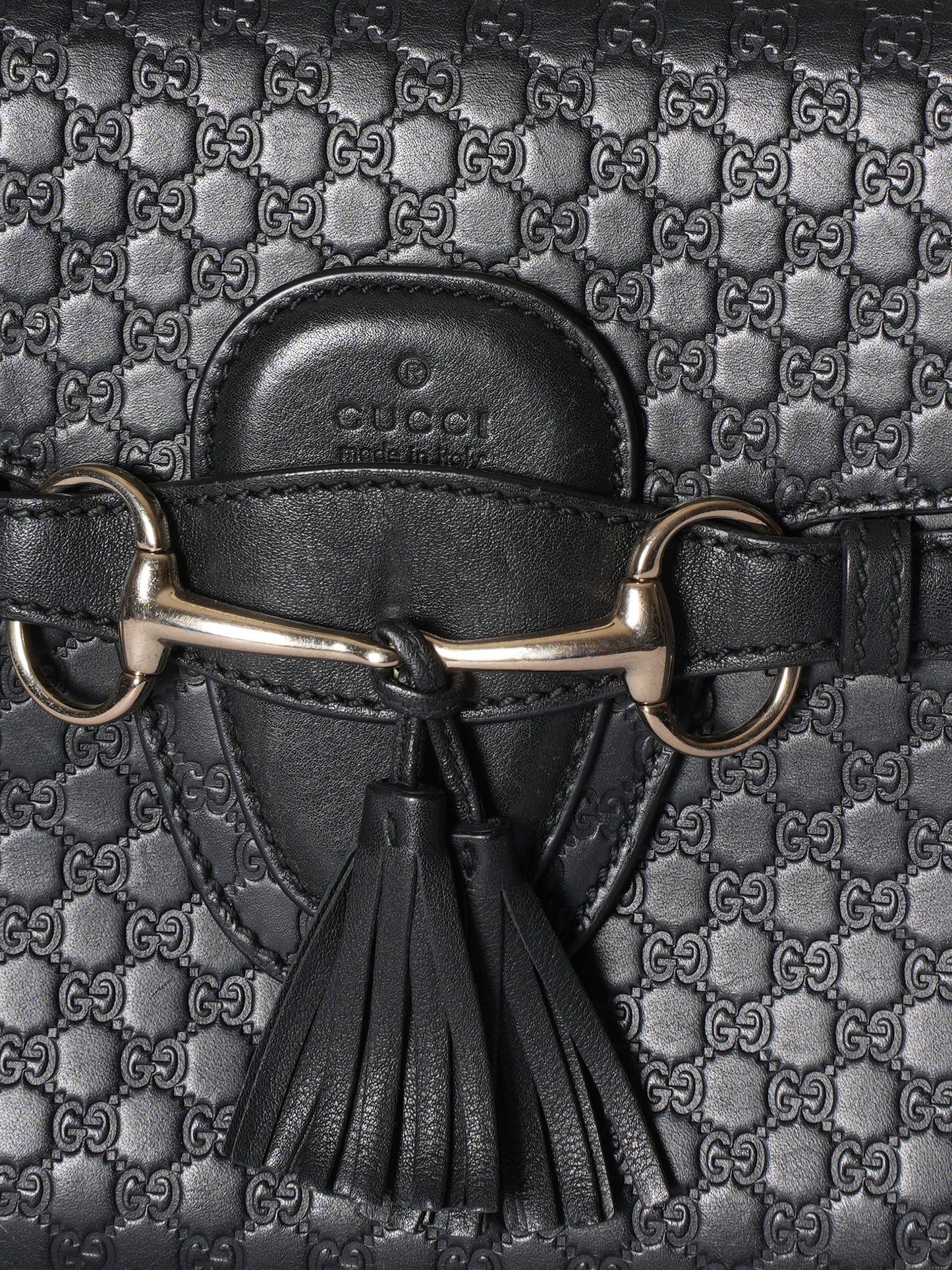 Gucci Micro Guccissima Emily Medium Chain Shoulder Bag