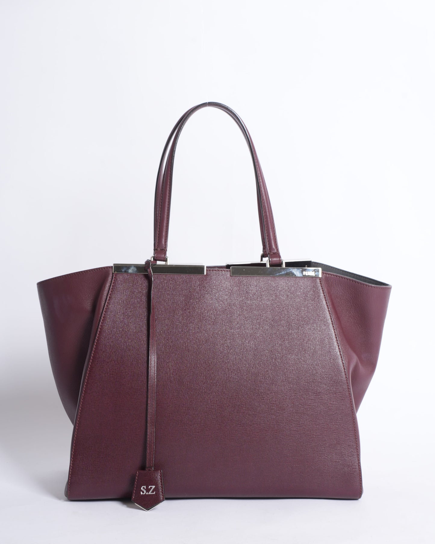 Fendi Handbag 3 Jours Burgundy Bag Shoulder Bag