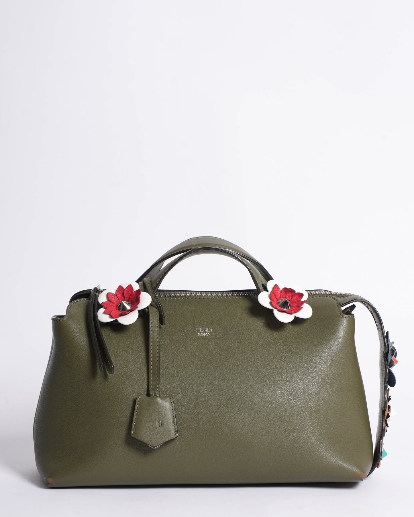 Fendi Handbag By The Way Leather Top Handle