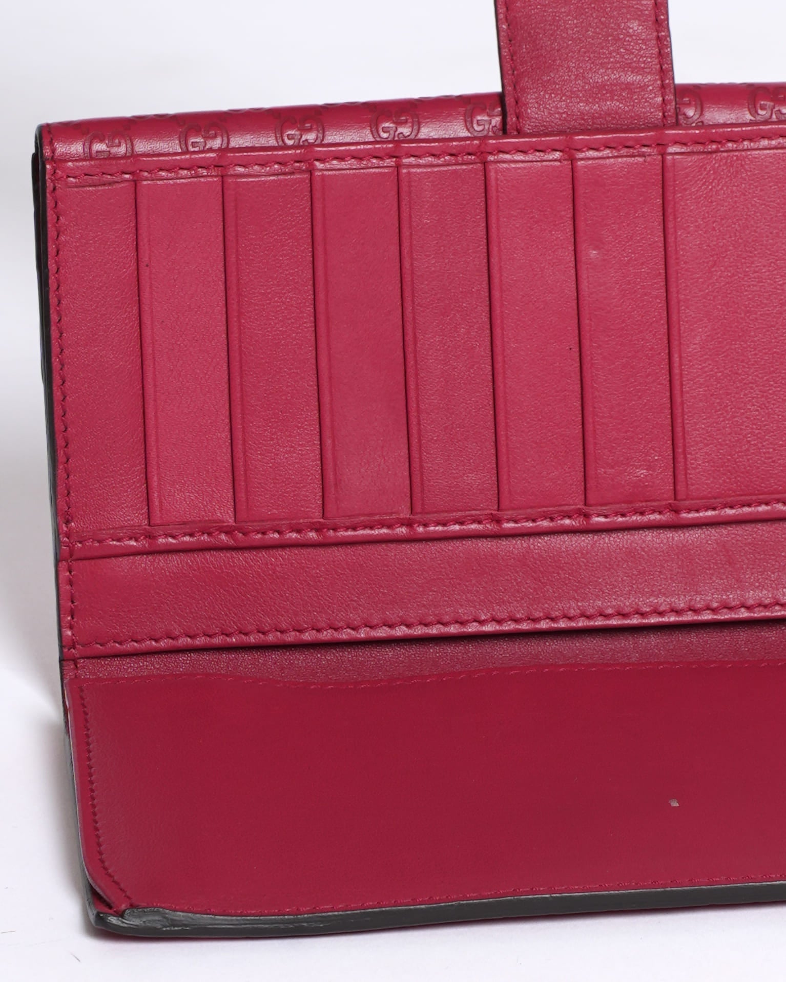 Gucci Micro Guccissima Continental Flap Wallet