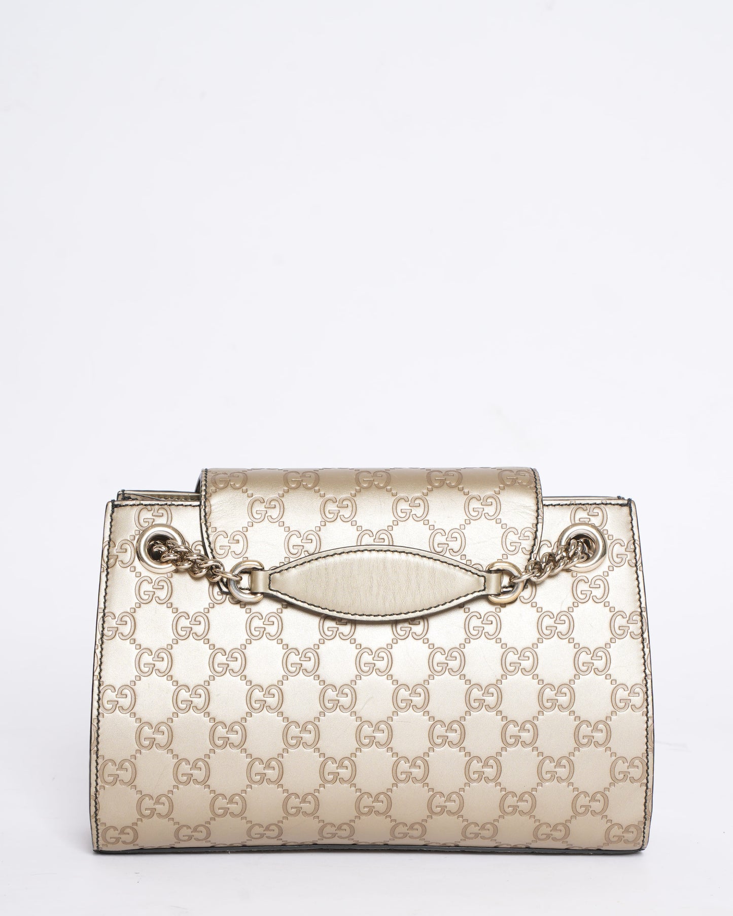 Gucci Emily Small Shoulder Bag In Gold Tone