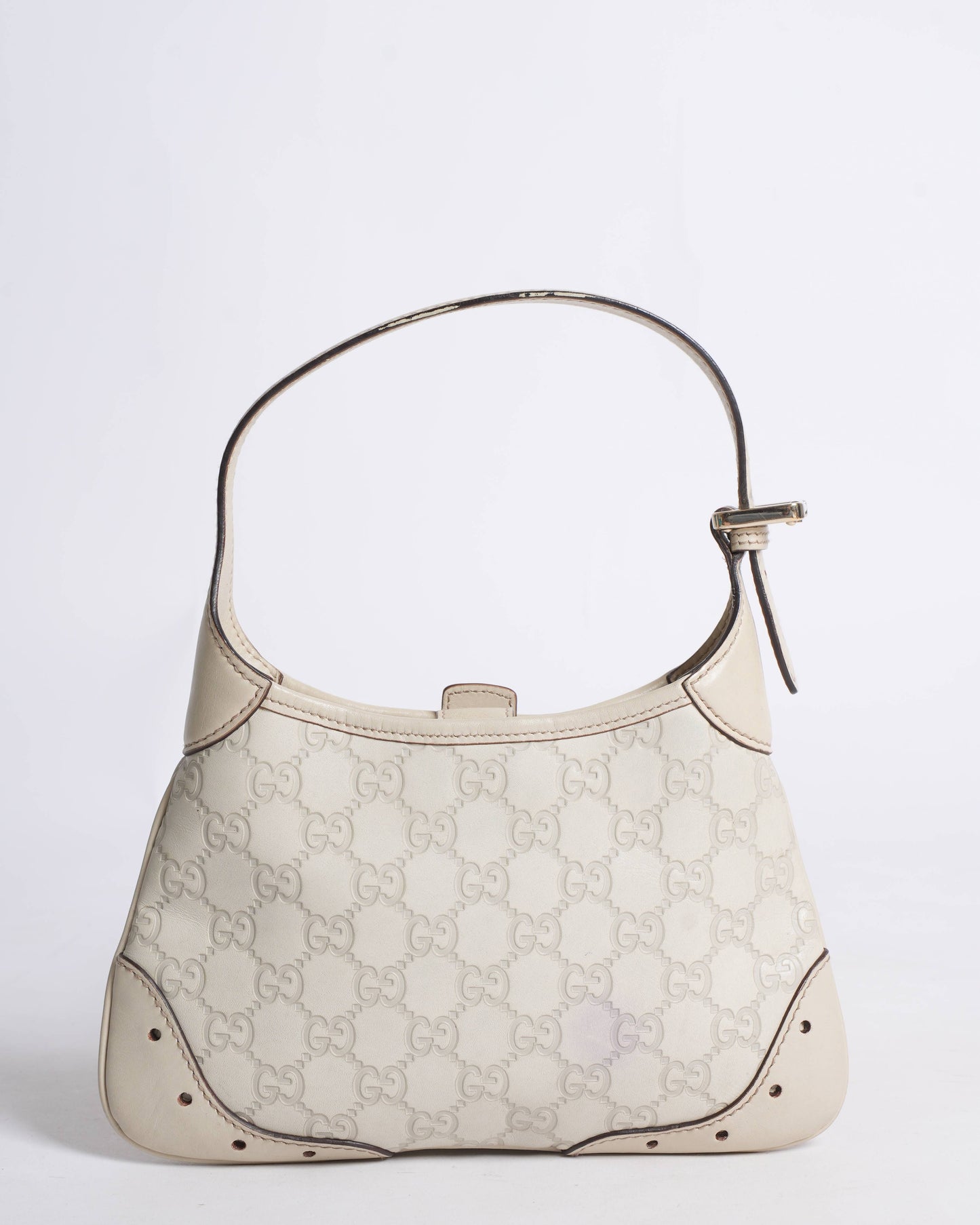 Gucci Beige guccisima punch hobo bag