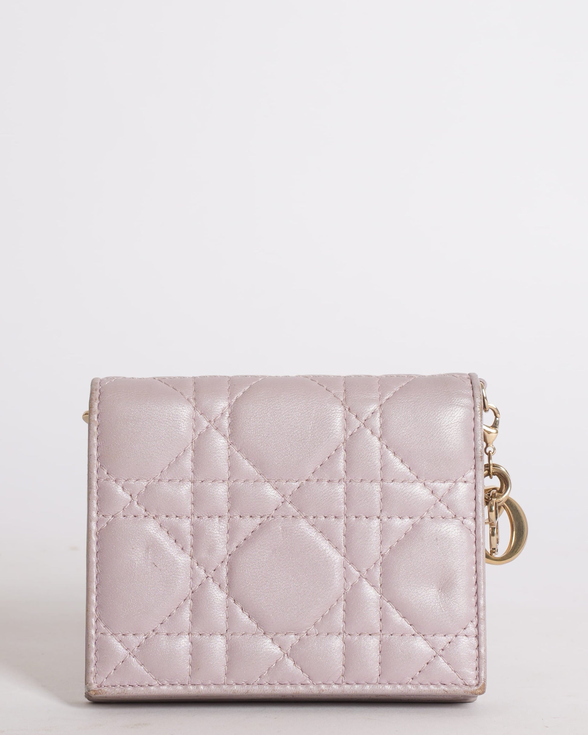 Dior Handbag Lady Gardenia Wallet Mini Mini Bag
