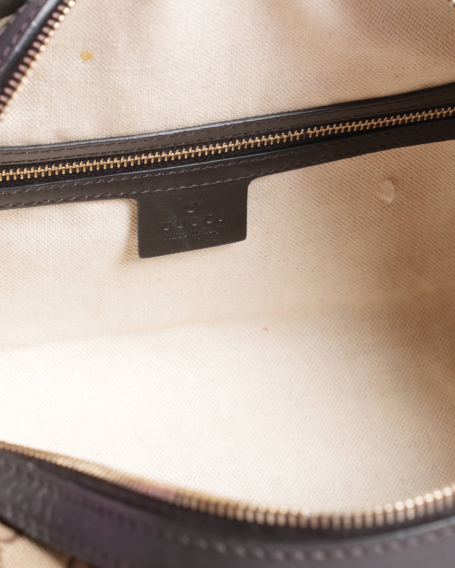 Gucci GG canvas Web Small Boston bag