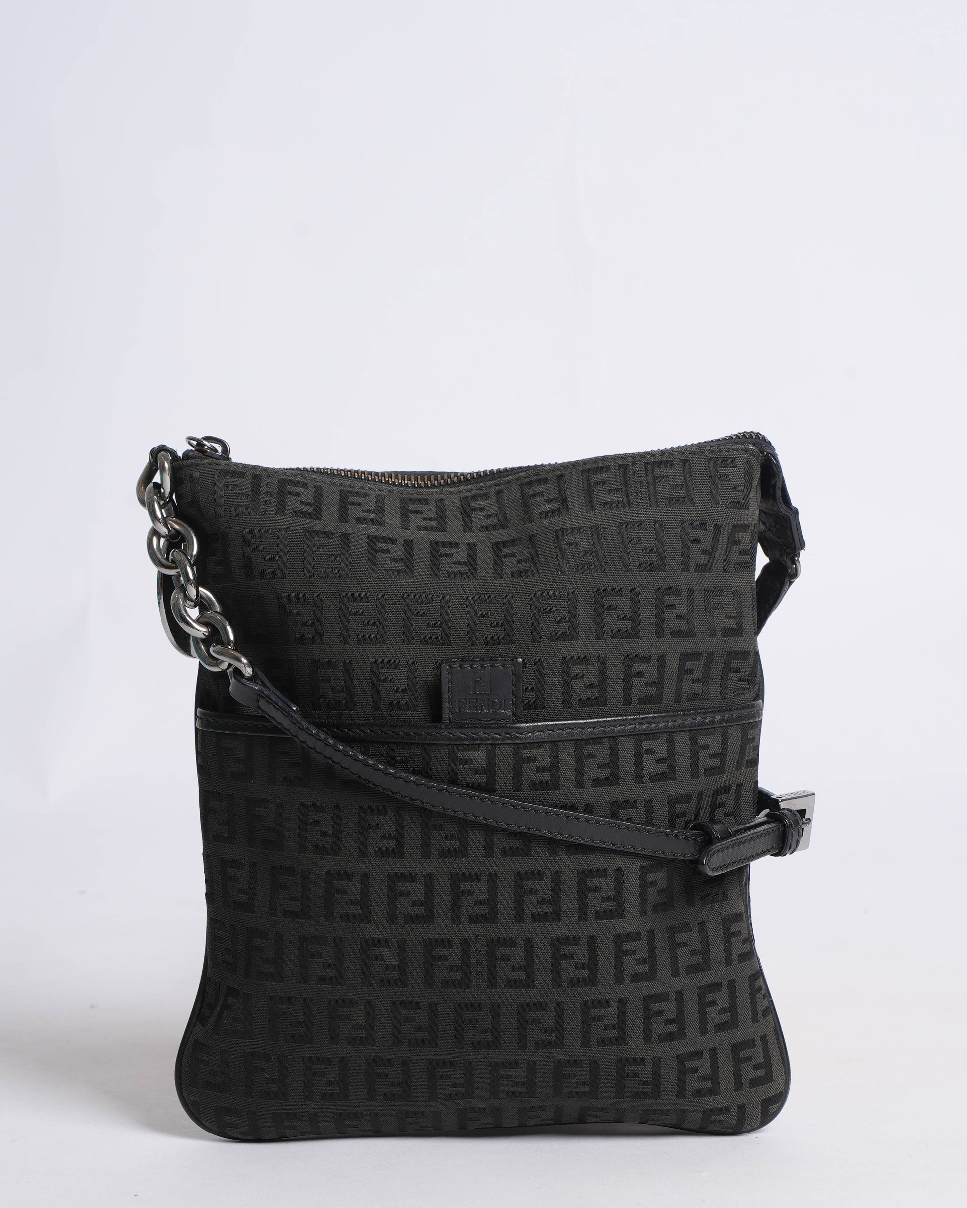 Fendi Handbag Zucchino FF Crossbody Bag