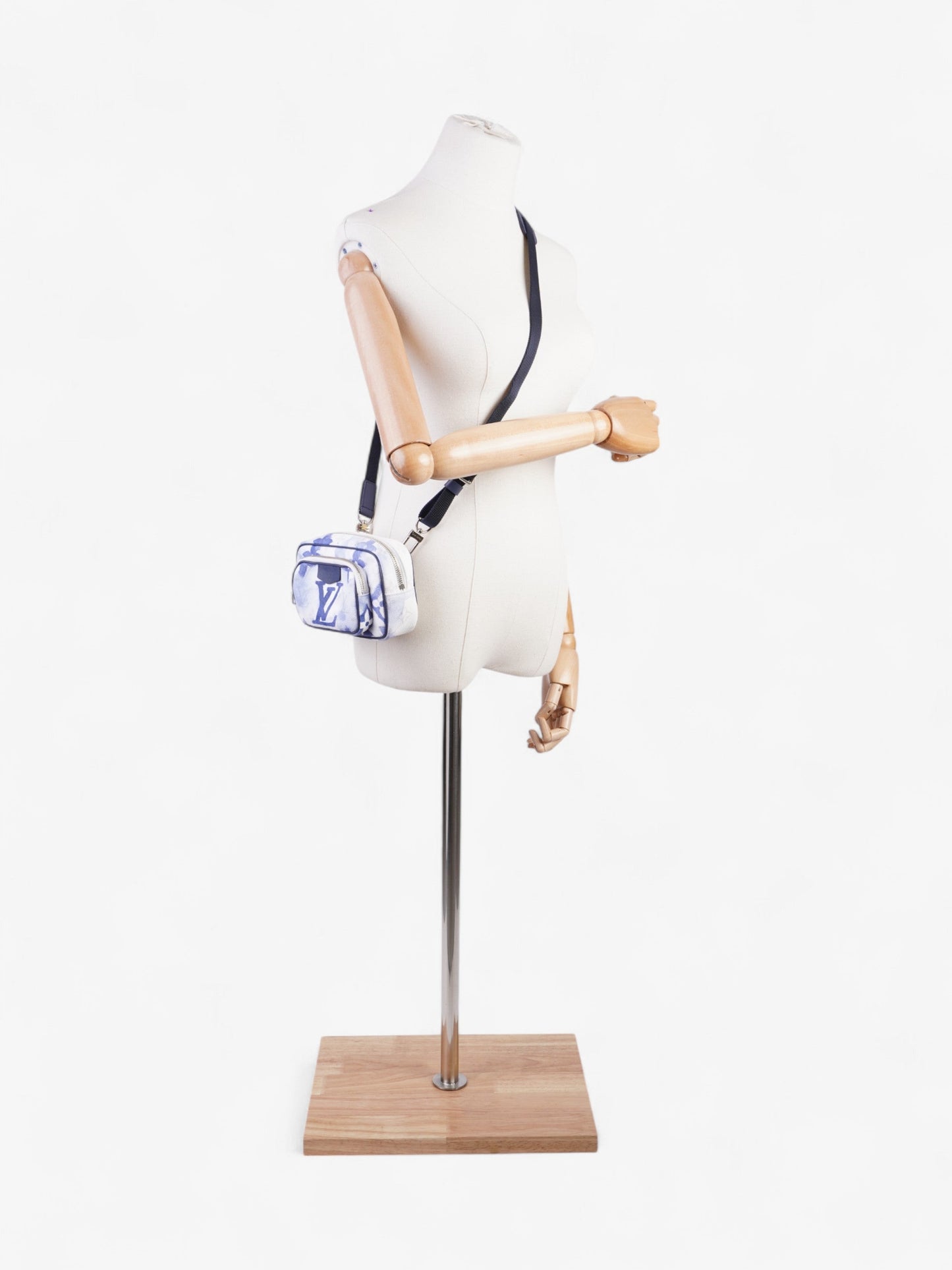 Louis Vuitton Outdoor Coated Canvas White Blue Apparel