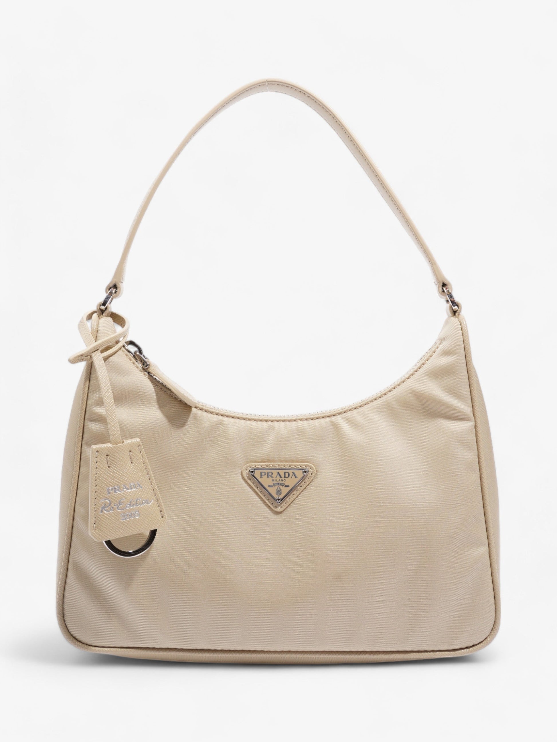 Prada Re Edition Desert Re Shoulder Bag Nylon Beige Mini