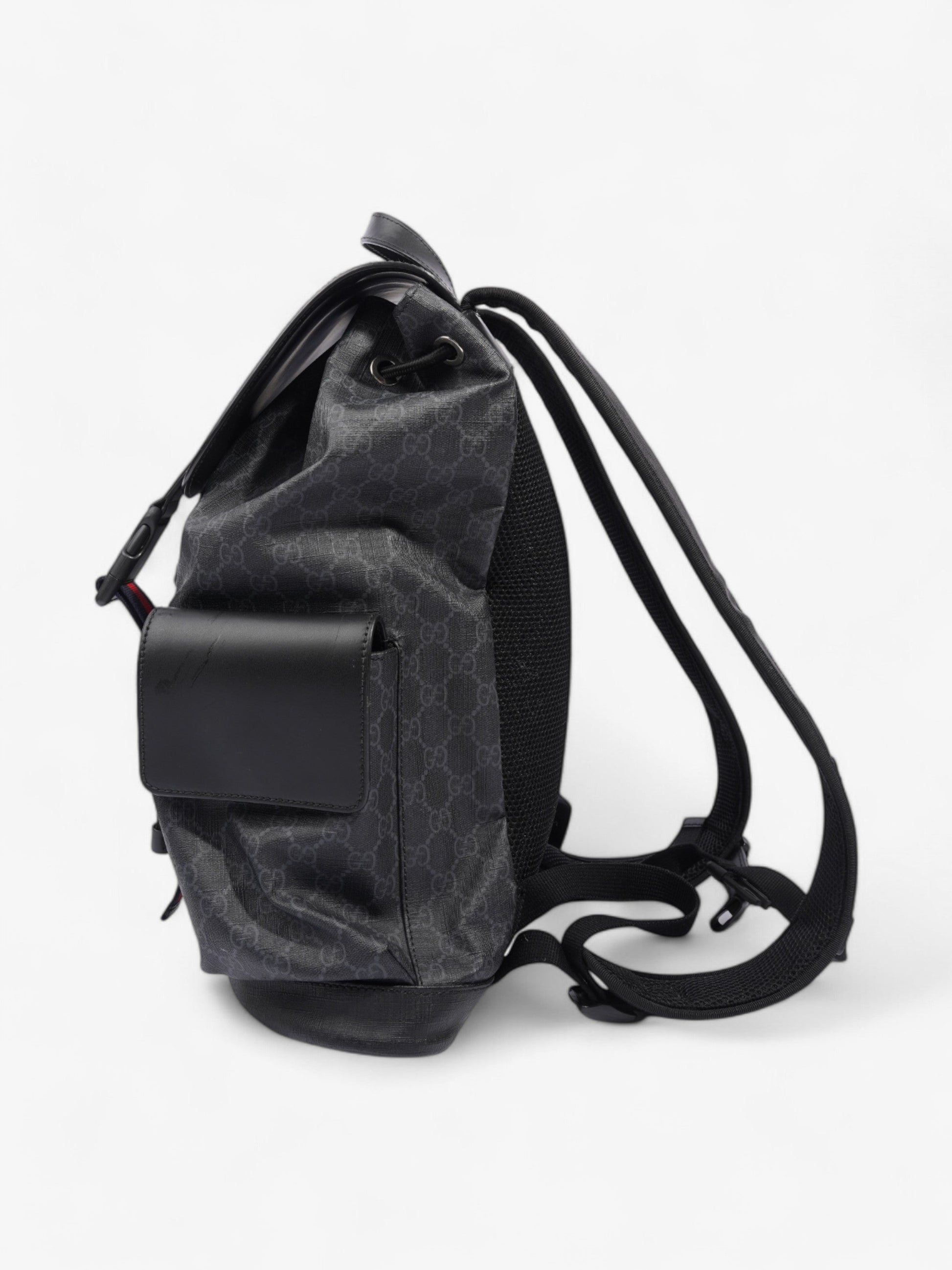 Gucci Backpack Supreme Red Leather Canvas