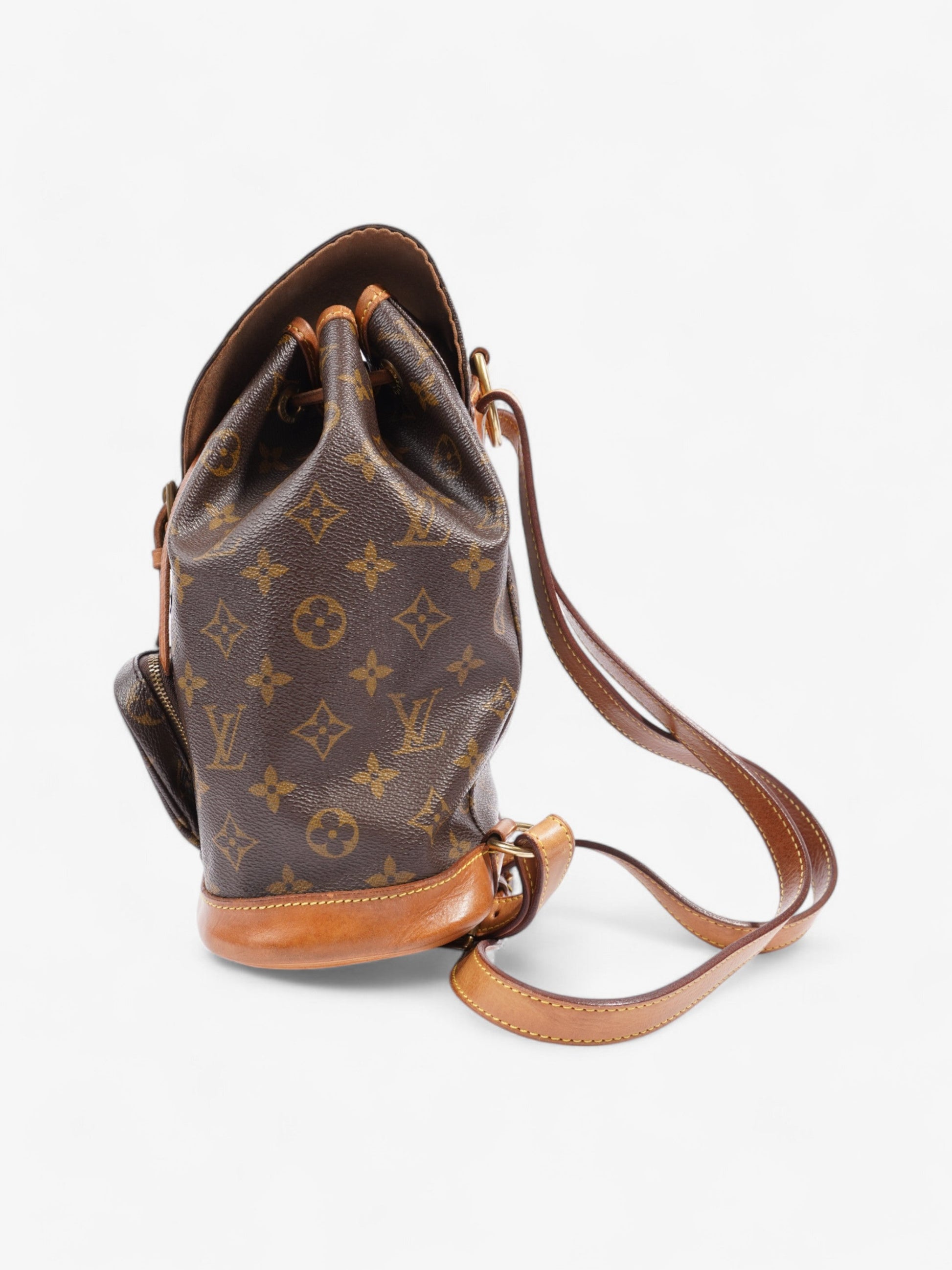 Louis Vuitton Montsouris Backpack Coated MM Monogram Canvas Coated Canvas Apparel