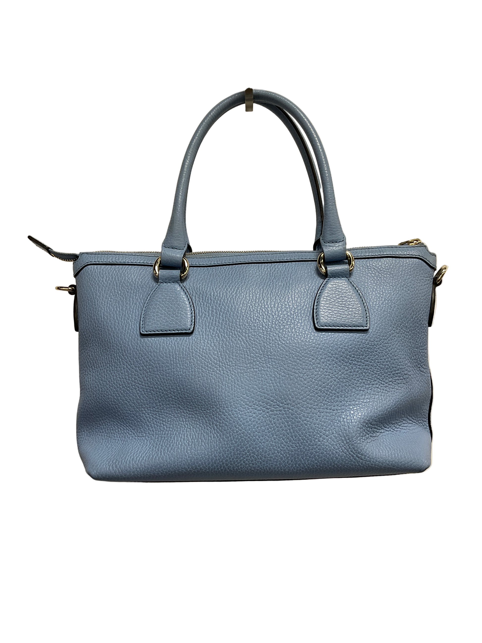 2014 Leather Top Handle Bag By Gucci, Size: Medium