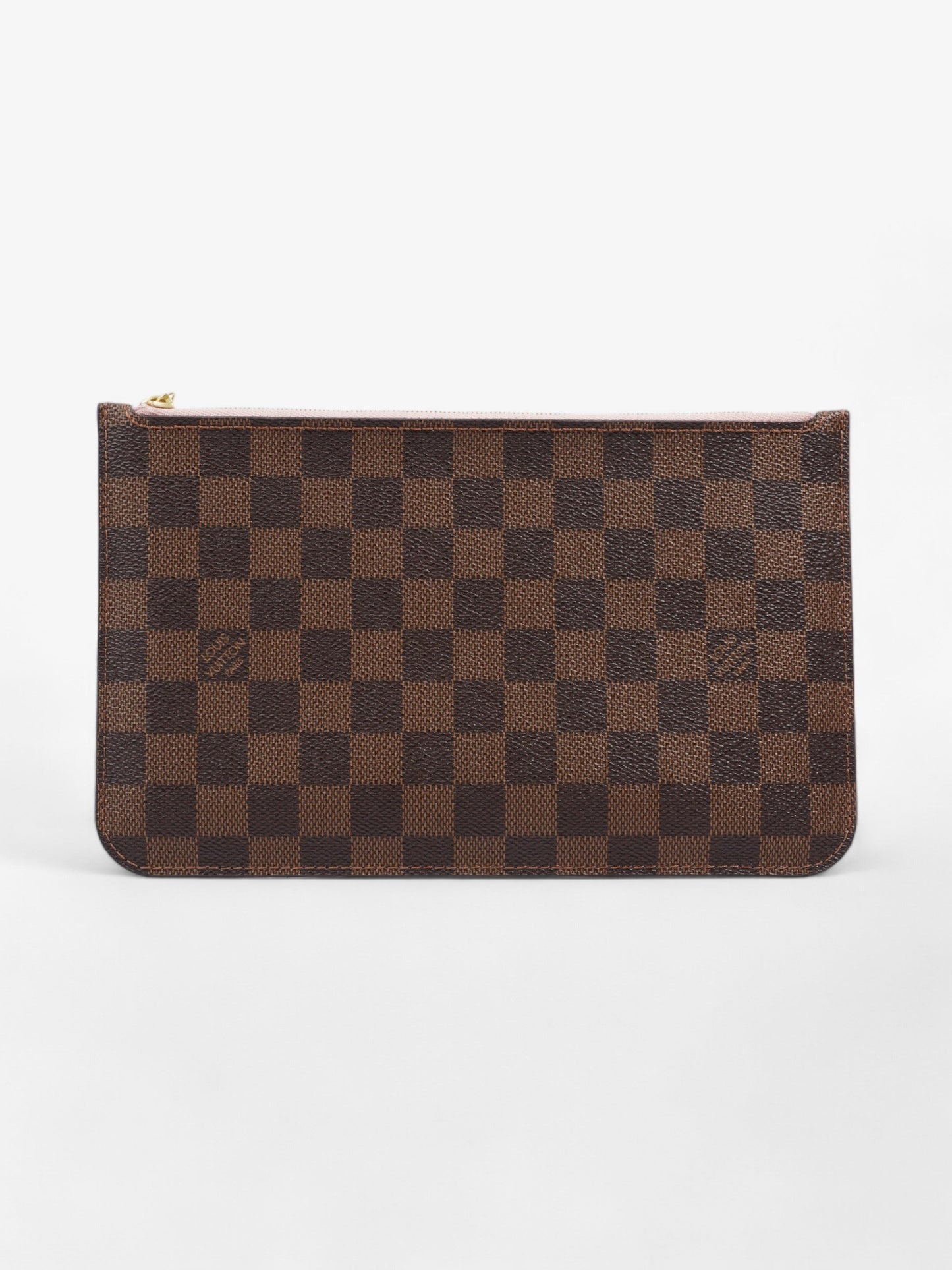 Louis Vuitton Neverful Pochette Ebene Coated Damier Canvas Coated Canvas Apparel Coated Canvas