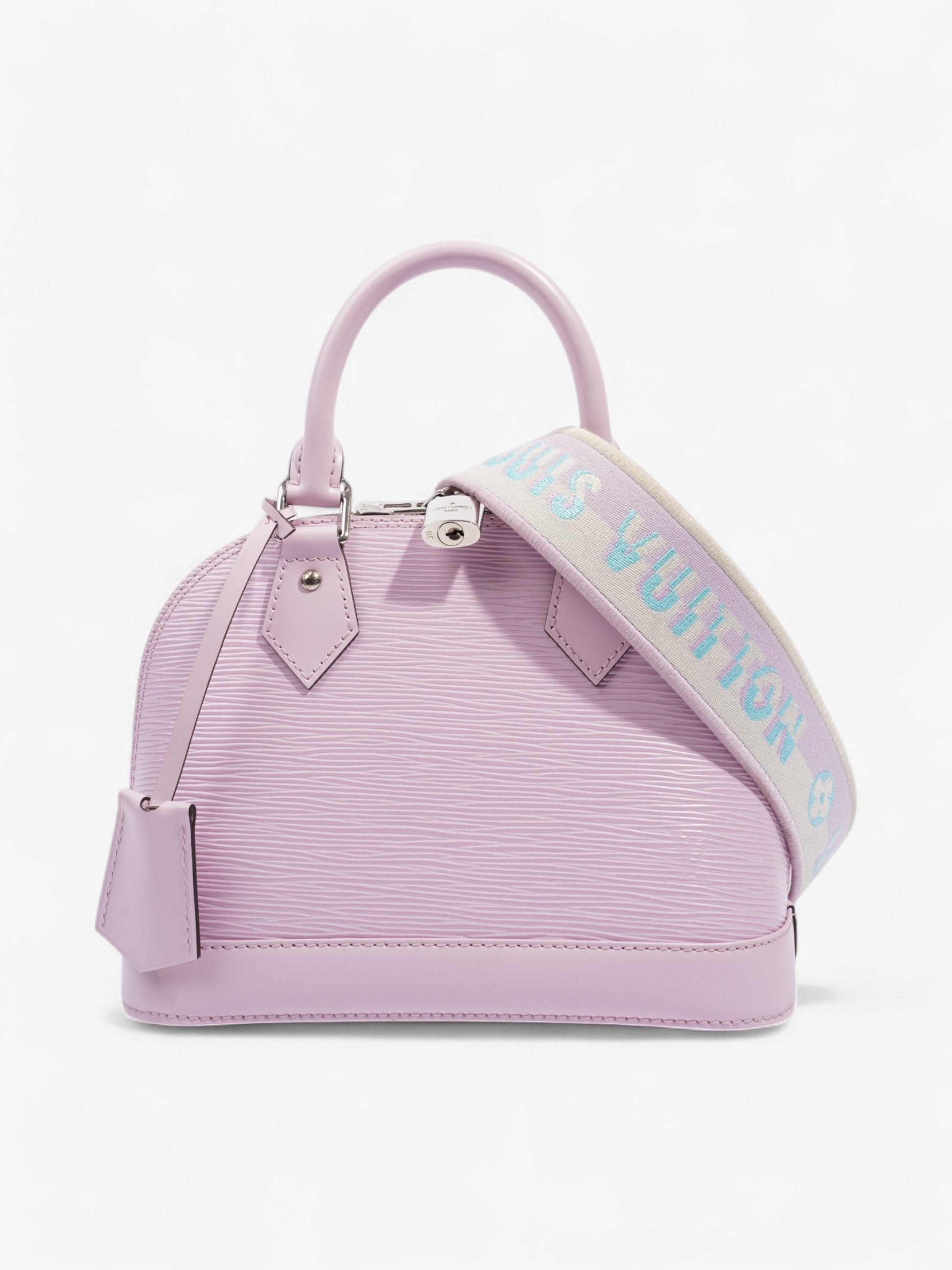 Louis Vuitton Alma Lilac BB Epi Leather Handbag