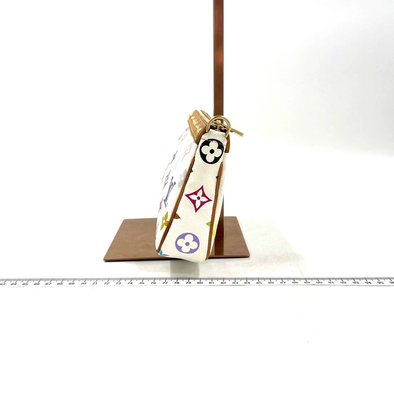 Louis Vuitton x Takashi Murakami Pochette Accessoire White Multicolor Clutch Bag Multicolor 1
