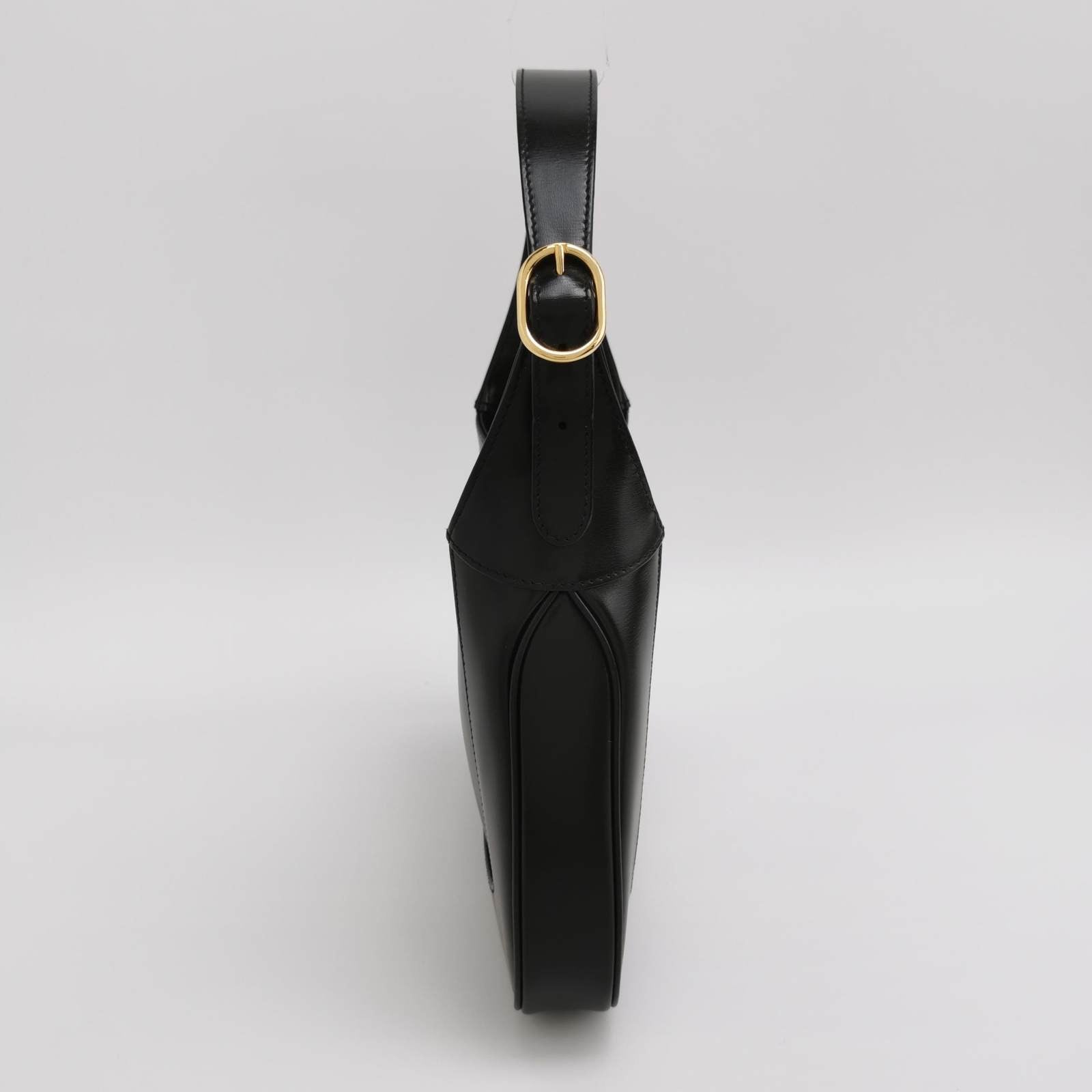 Gucci Jackie Bag With Adjustable Strap Leather Black Travel Bag Strap 2