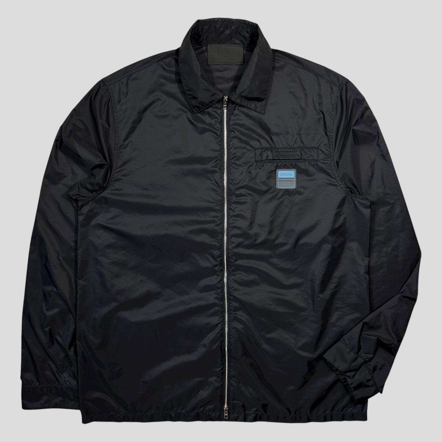 Prada Handbag Rubber Race Blouson Overshirt Jacket - M Nylon Logo