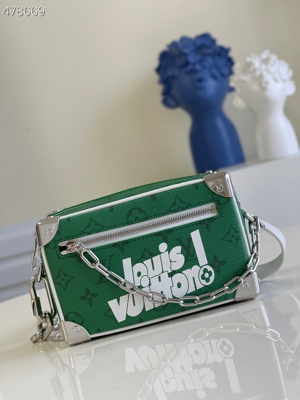 Top Quality Mini Soft Trunk By Virgil Canvas Monogram Crossbody Bag