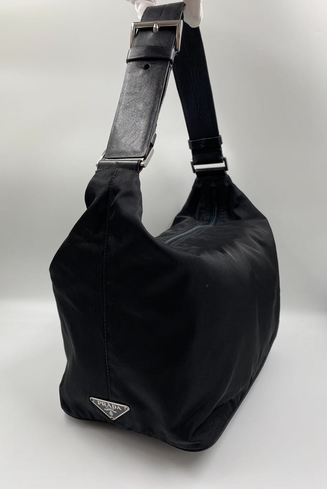 Prada Shoulder Bag Nylon Black Shoulder Bag 2