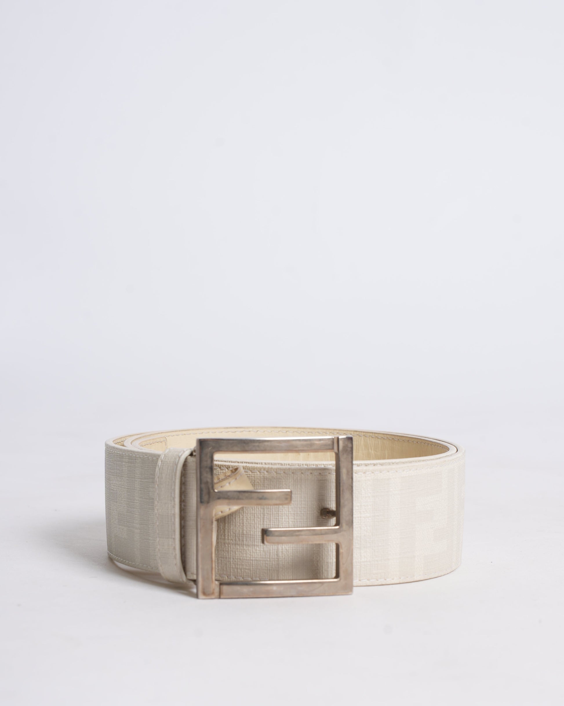 Fendi Handbag Men's Reversible Belt In Canvas Monogram