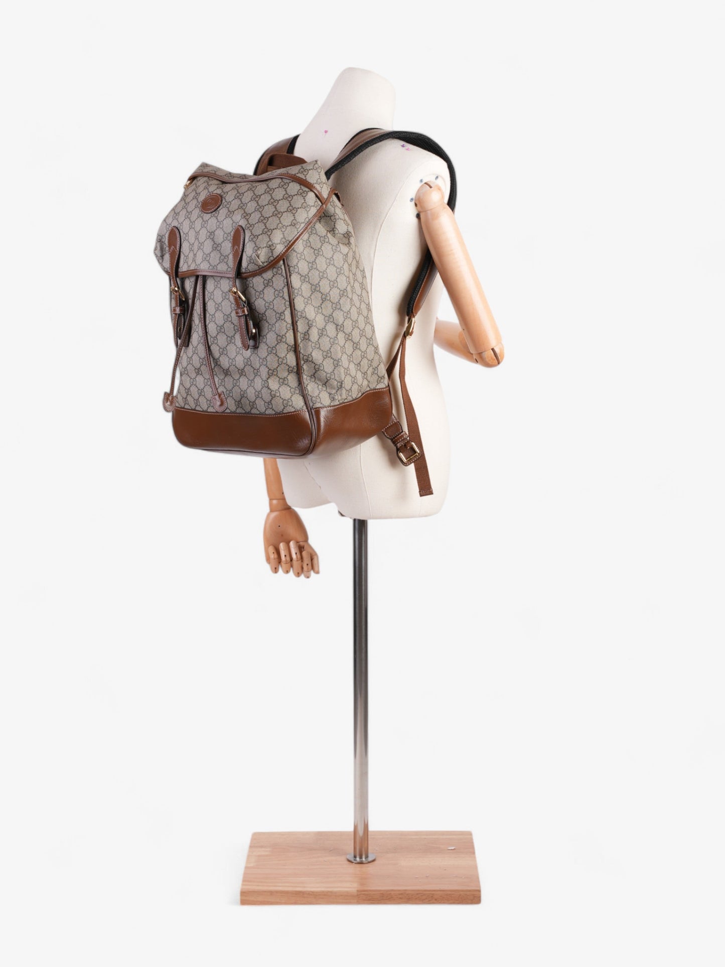 Gucci Backpack With Interlocking Supreme Coated Canvas Brown